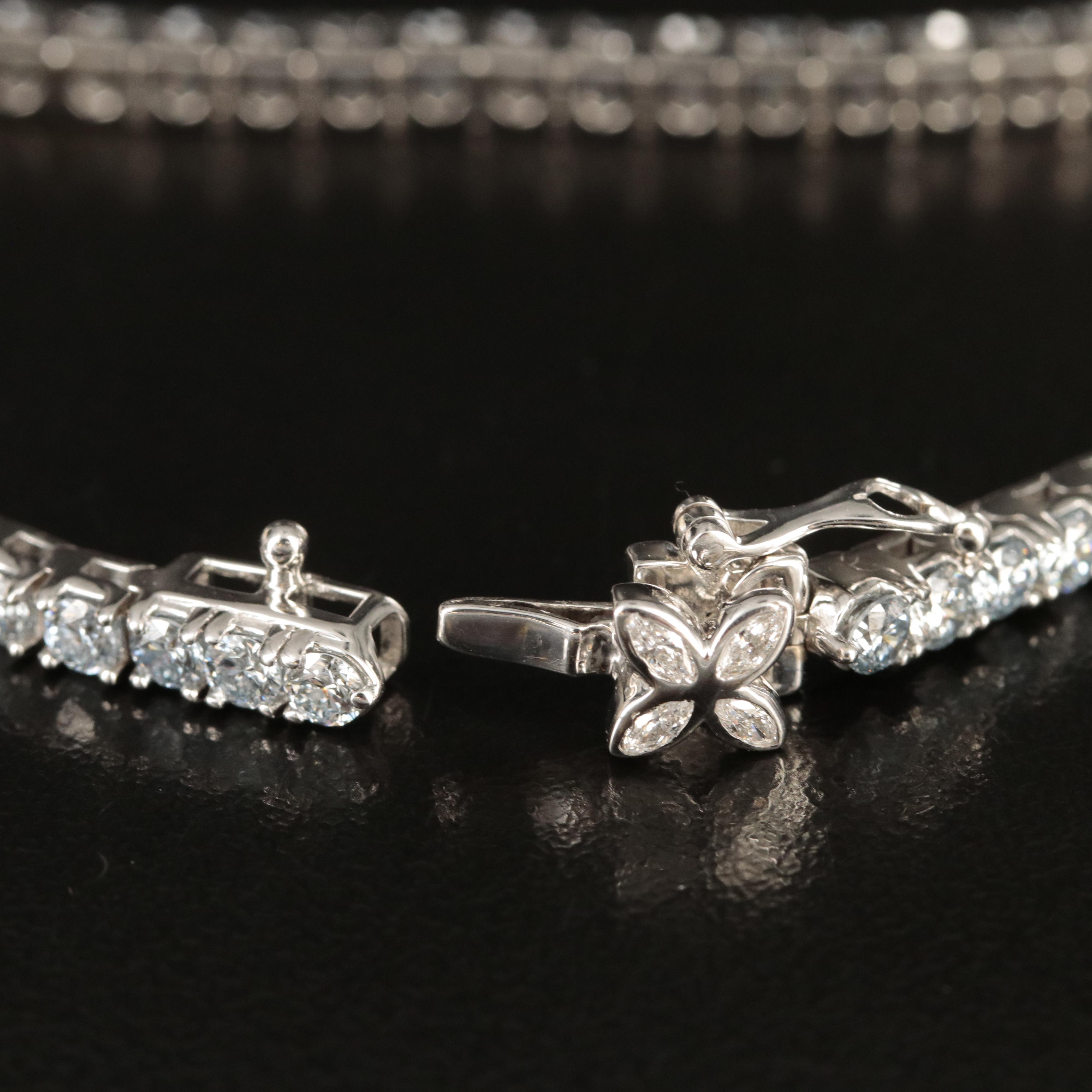 14K 5.00 CTW Lab Grown Diamond Line Bracelet