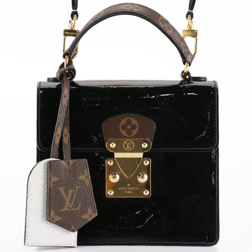 Louis Vuitton Spring Street NM Bag in Monogram Vernis and Epi Leather Trim