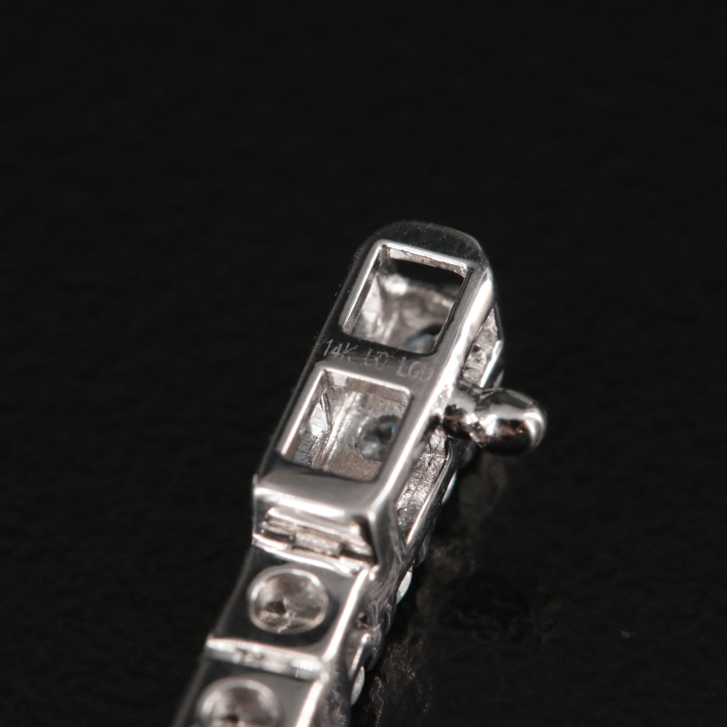 14K 5.00 CTW Lab Grown Diamond Bracelet with IGI Report