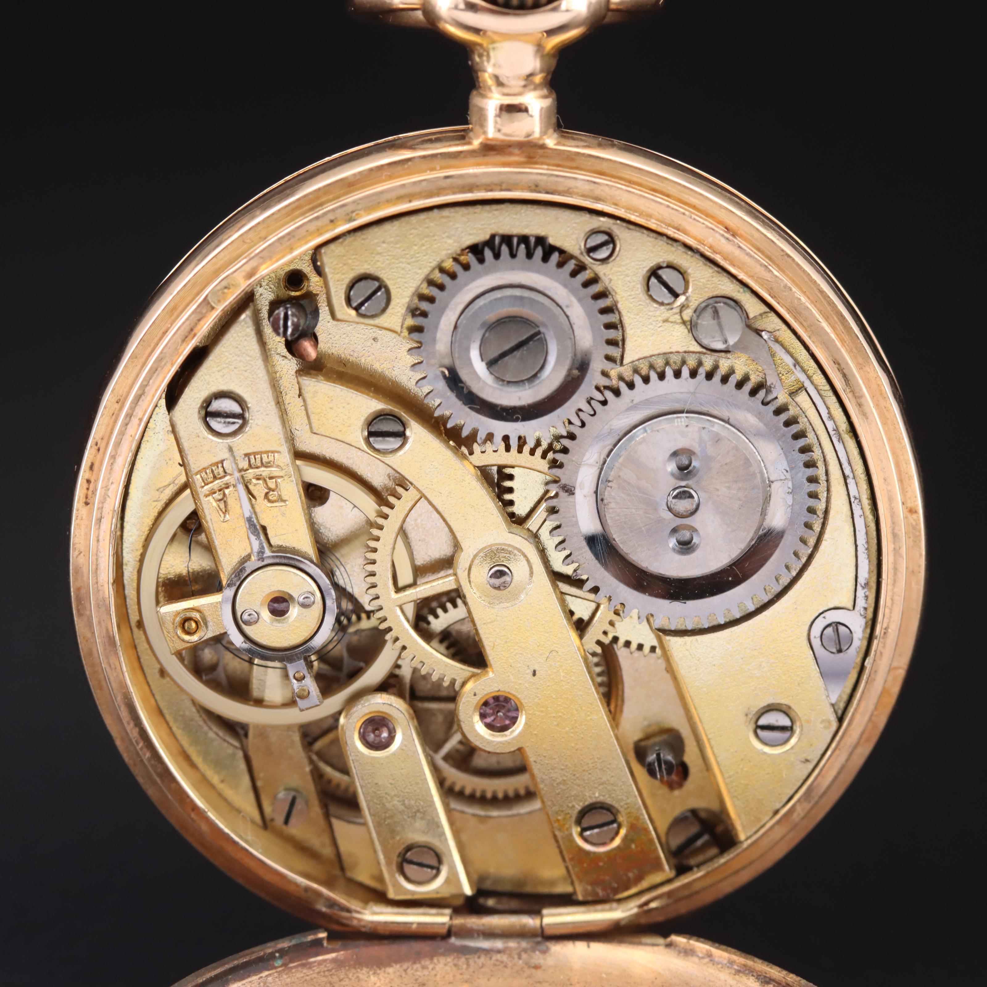 14K Unsigned Pocket Watch