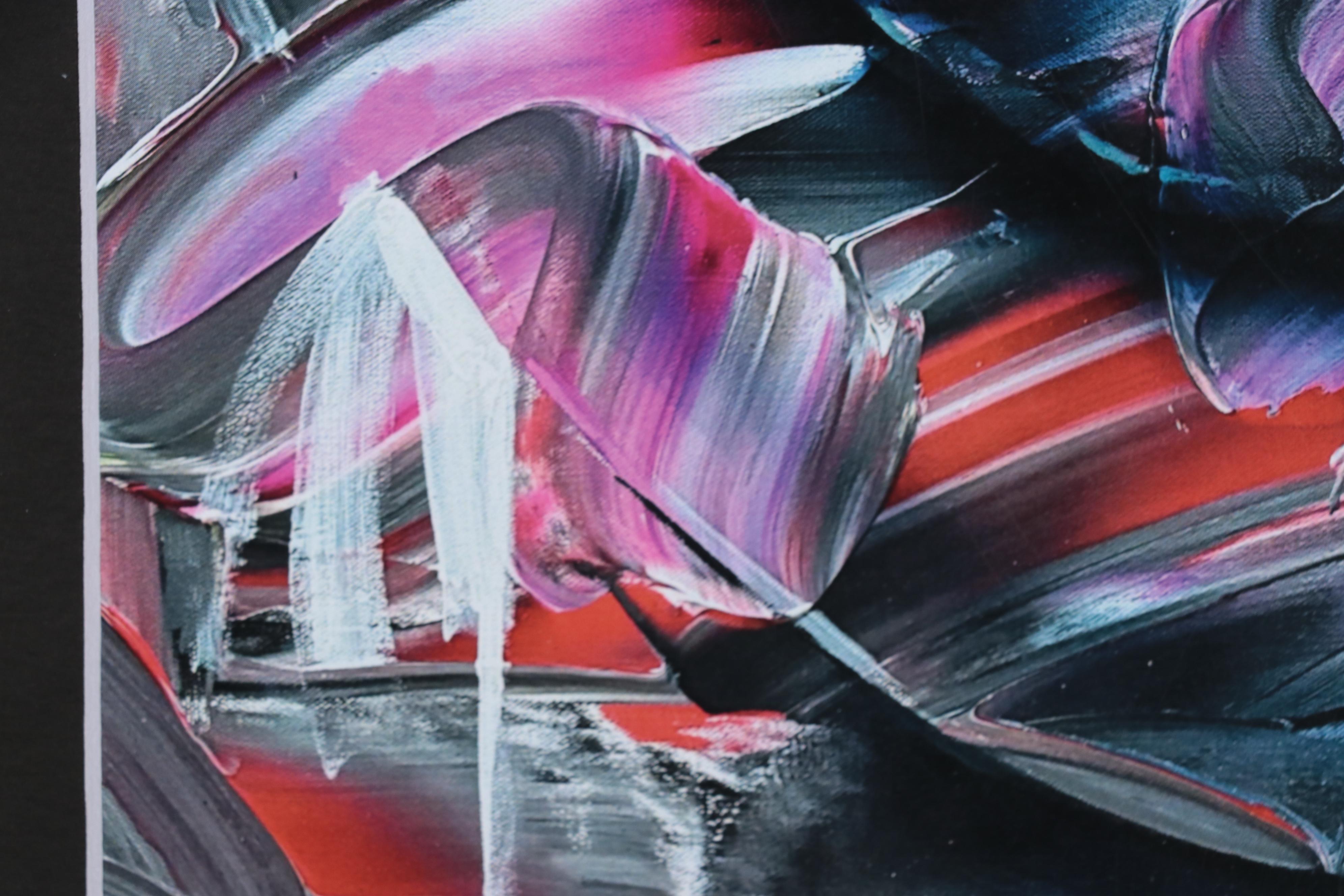 Abiola Idowu Giclée of Abstract Portrait "Amen," 2023