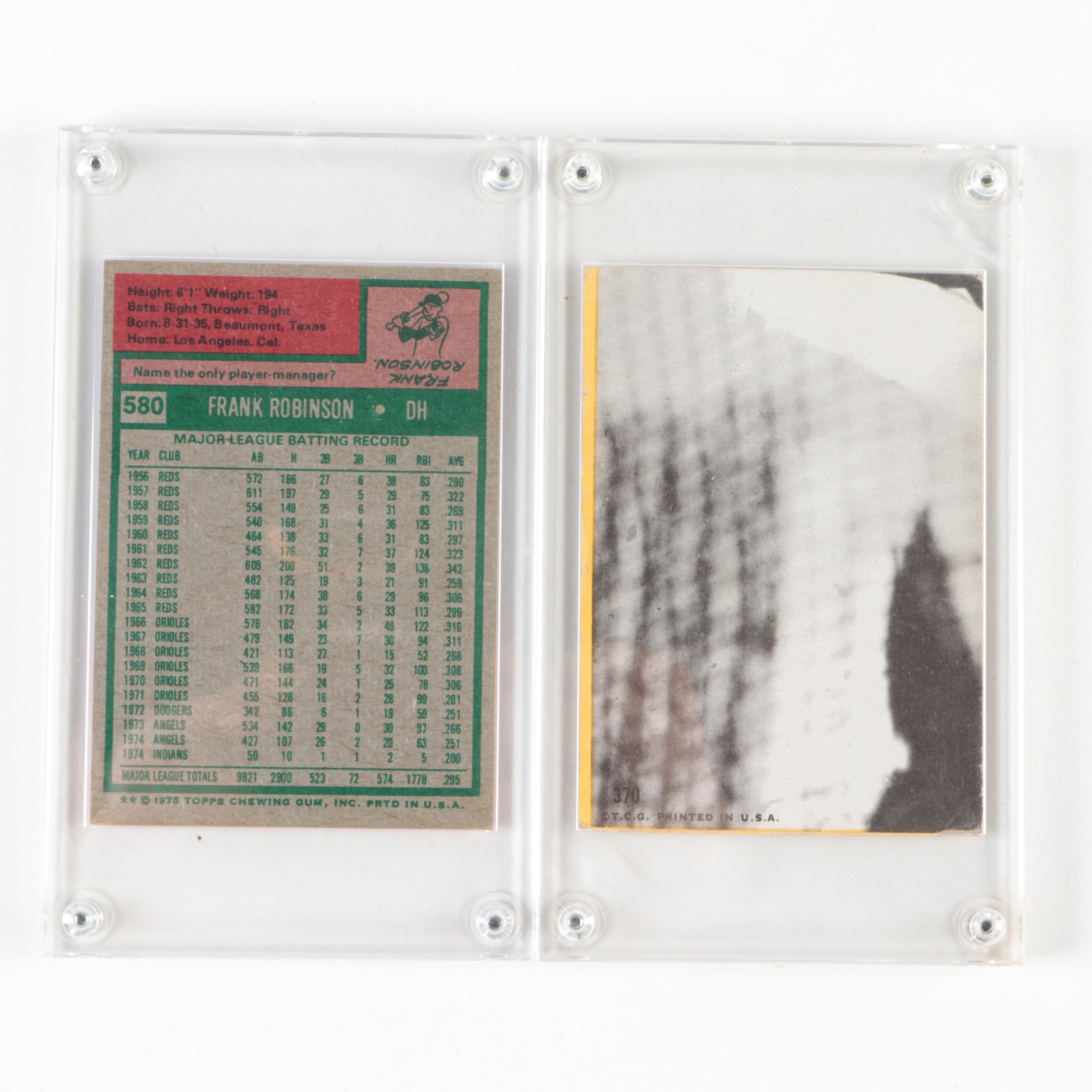 Topps Baseball Cards with Aaron, Robinson, Schmidt and More, 1960s–1980s