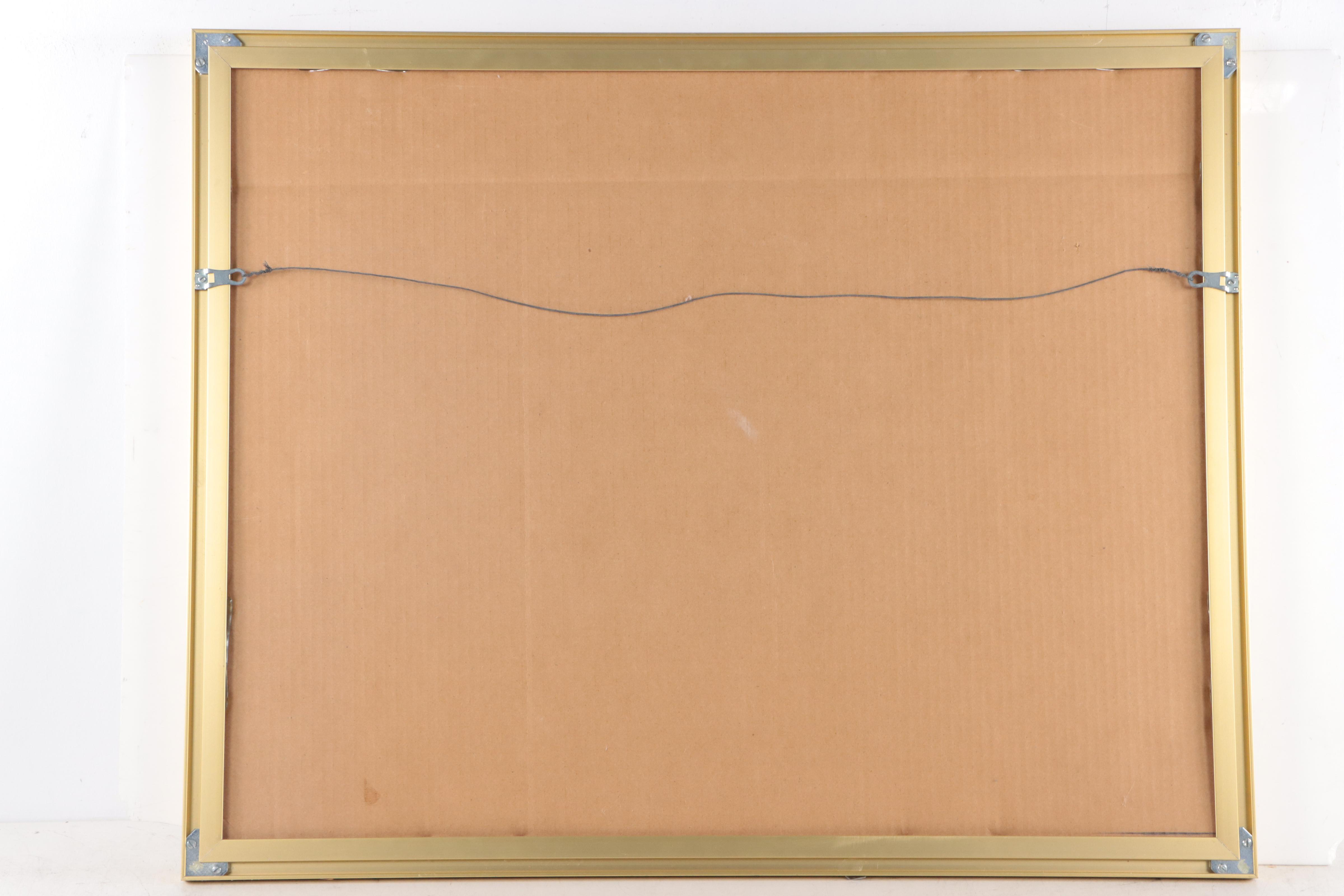 Bernice Schellenberger Watercolor Painting of Farm Scene