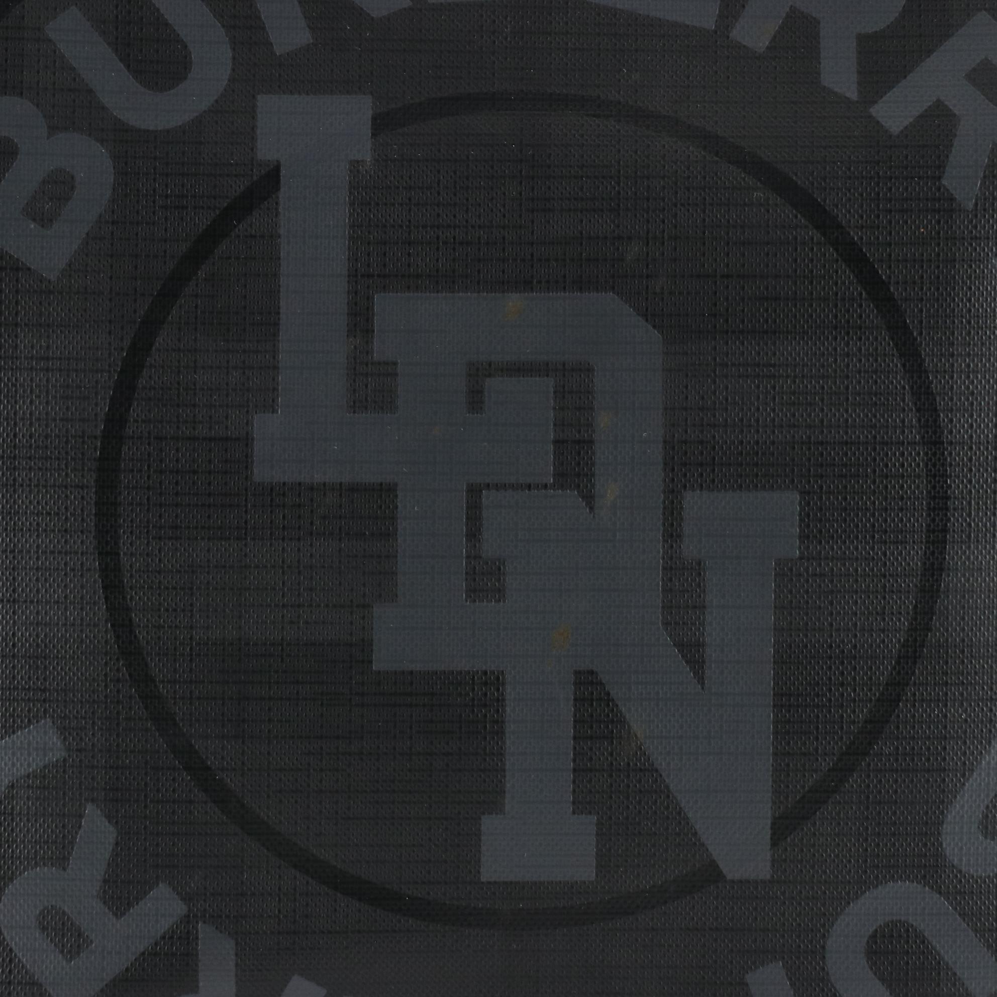 Burberry Tote in Logo Graphic London Check Coated Canvas