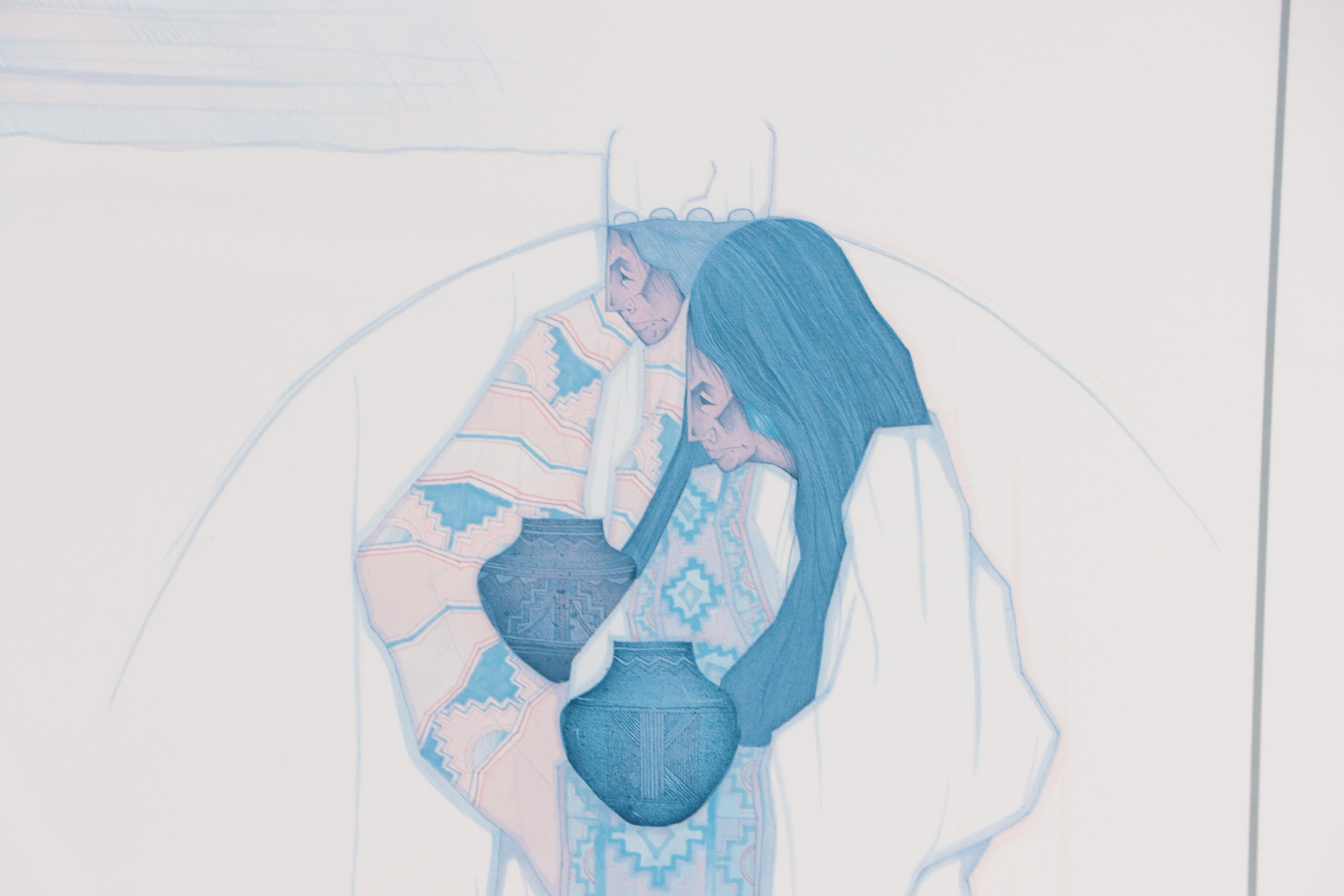 Offset Lithograph After Amado Maurilio Peña "El Taller"