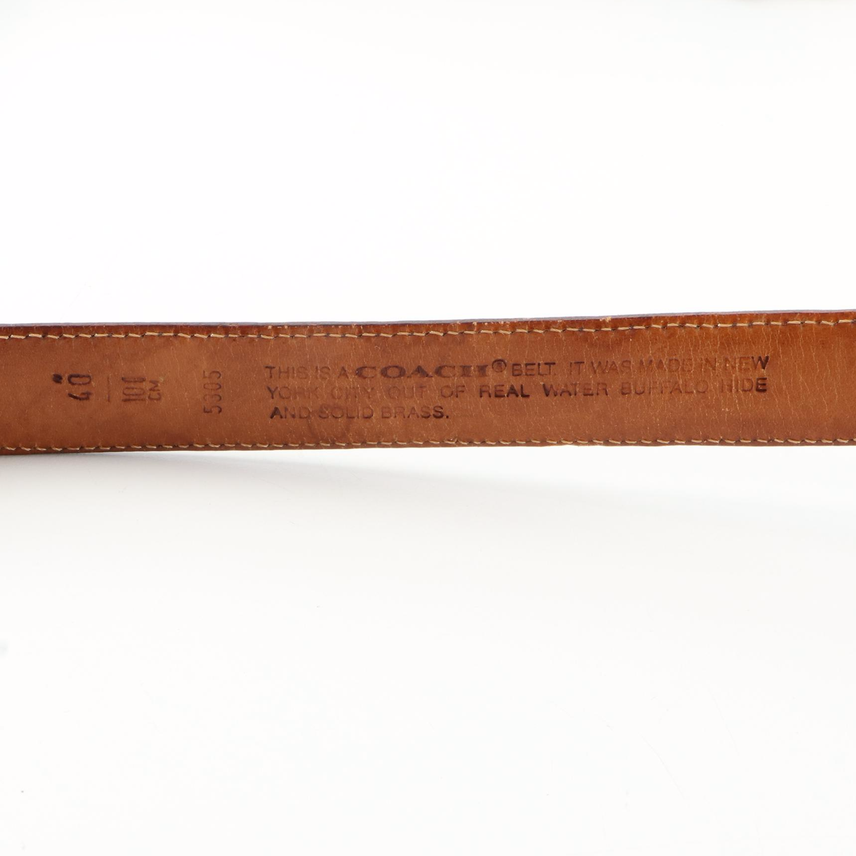 Tony Lama "Gold Label" Belt, Alcala's, James Culver, Coach, and More Belts