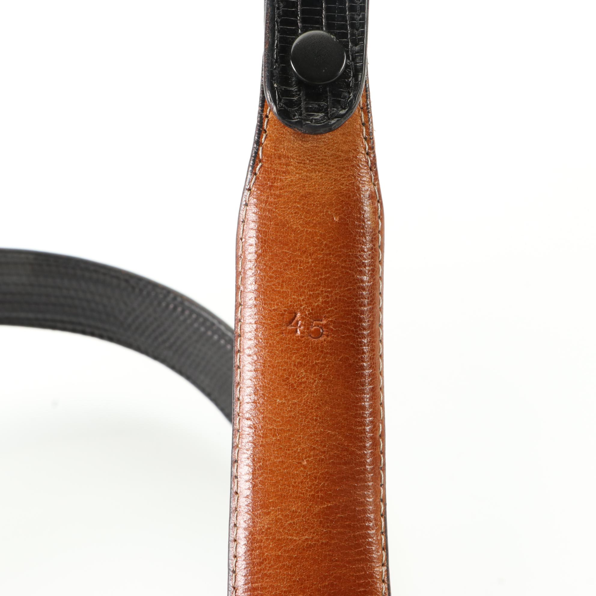 Tony Lama "Gold Label" Belt, Alcala's, James Culver, Coach, and More Belts