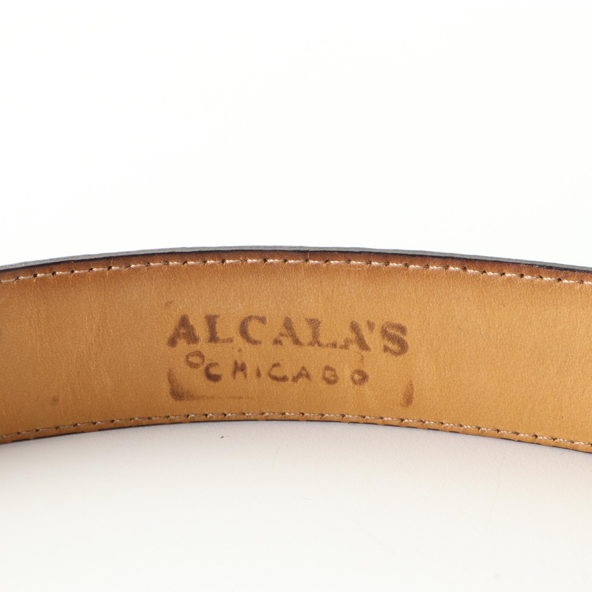 Tony Lama "Gold Label" Belt, Alcala's, James Culver, Coach, and More Belts