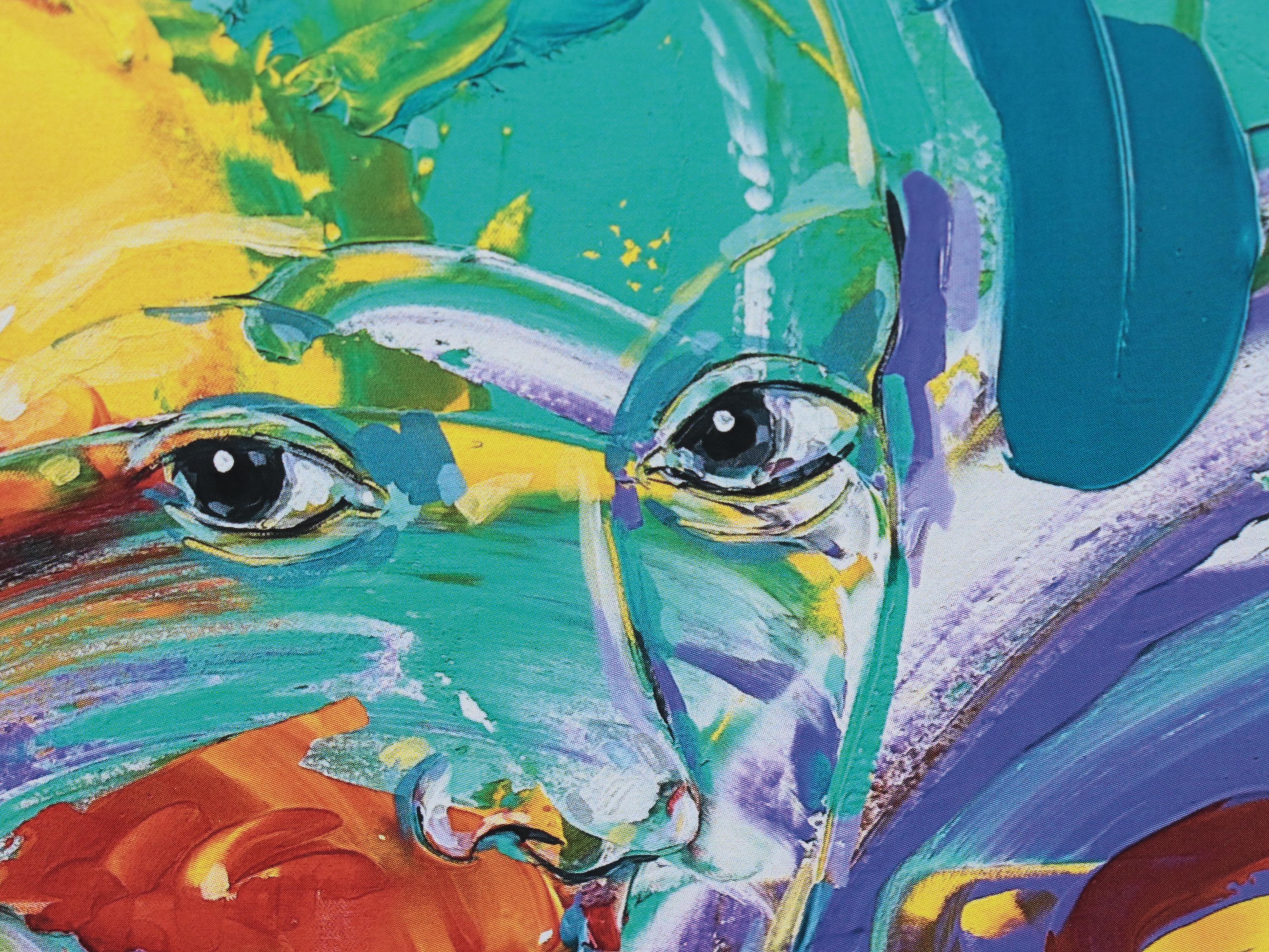 Abiola Idowu Giclée of Abstract Portrait "Plenty Grace," 2023