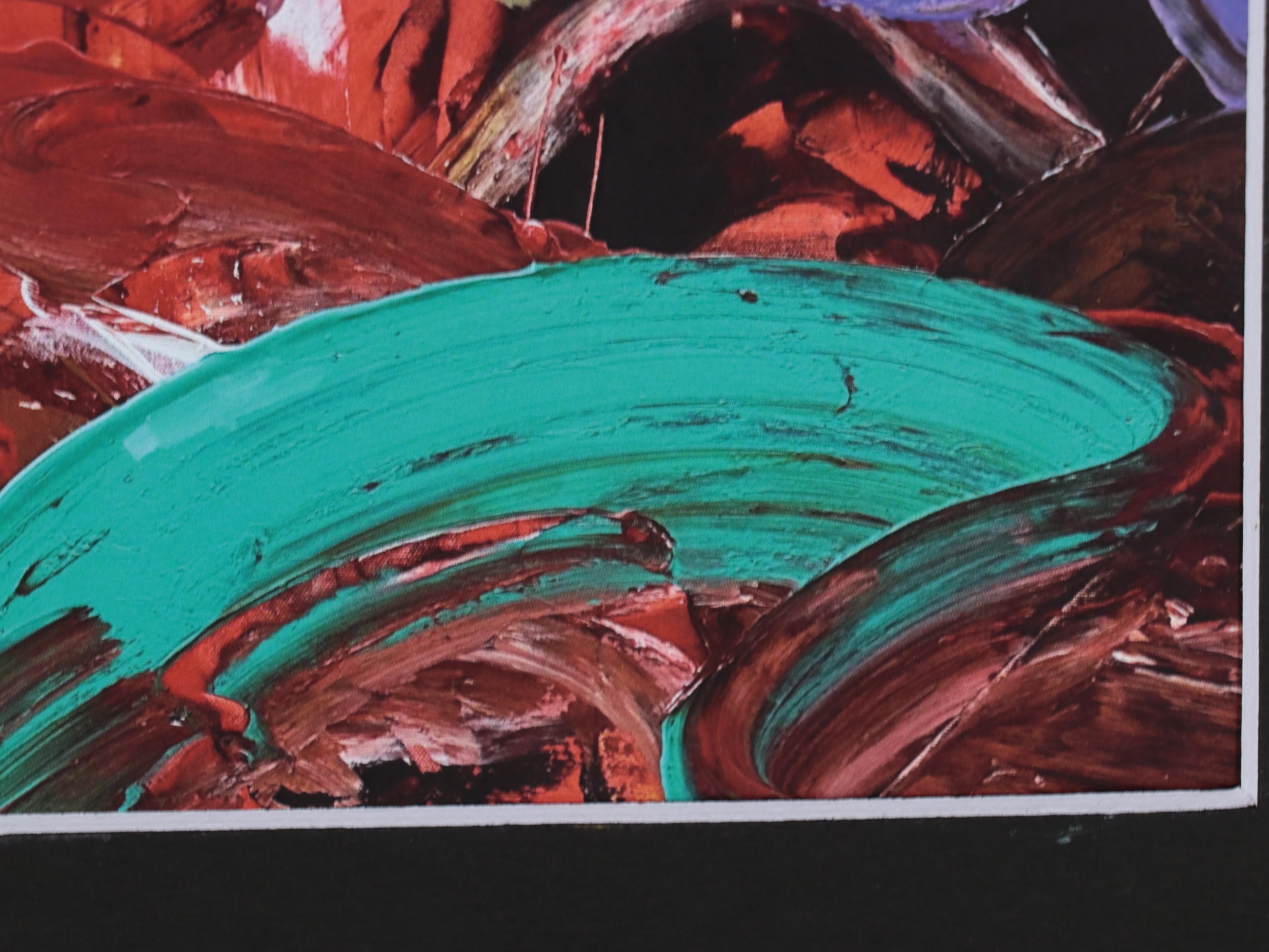 Abiola Idowu Giclée of Abstract Portrait "Plenty Grace," 2023