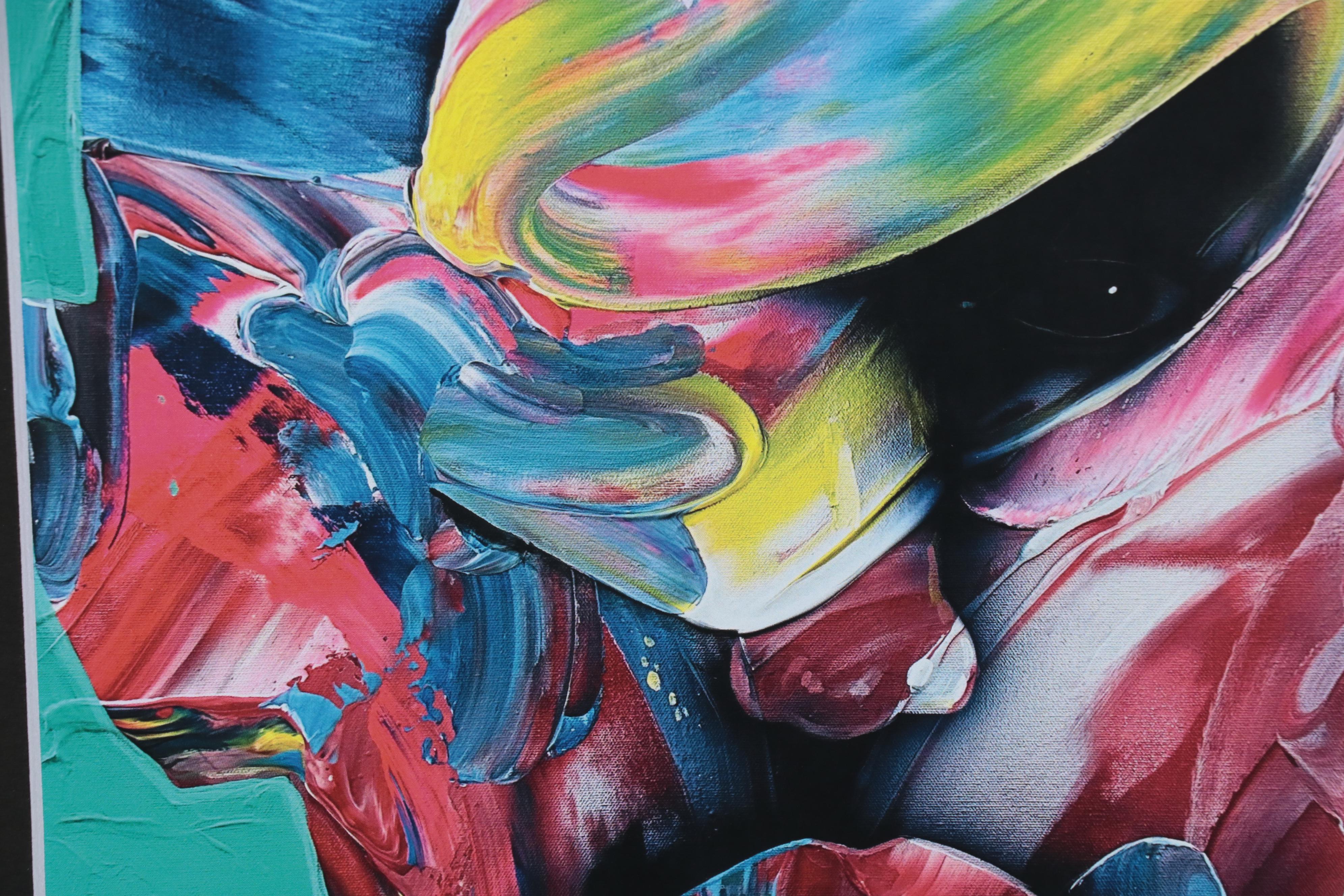 Abiola Idowu Giclée of Abstract Portrait "Risen," 2023