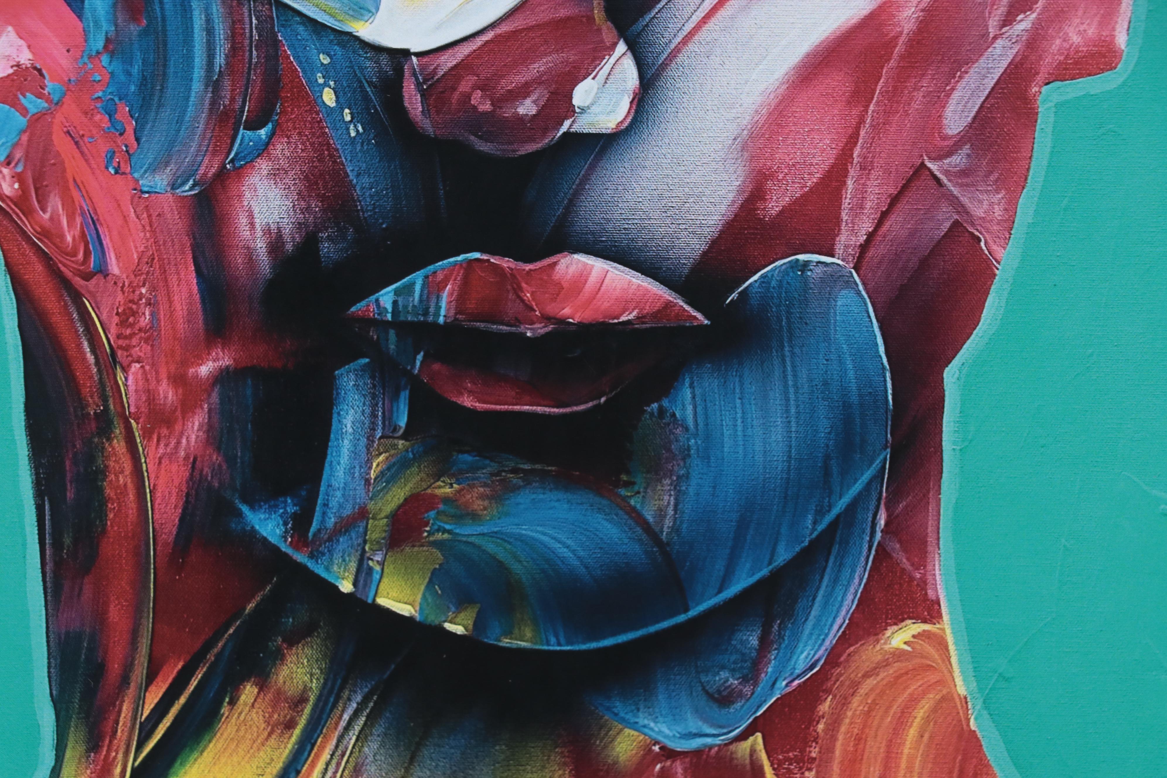 Abiola Idowu Giclée of Abstract Portrait "Risen," 2023