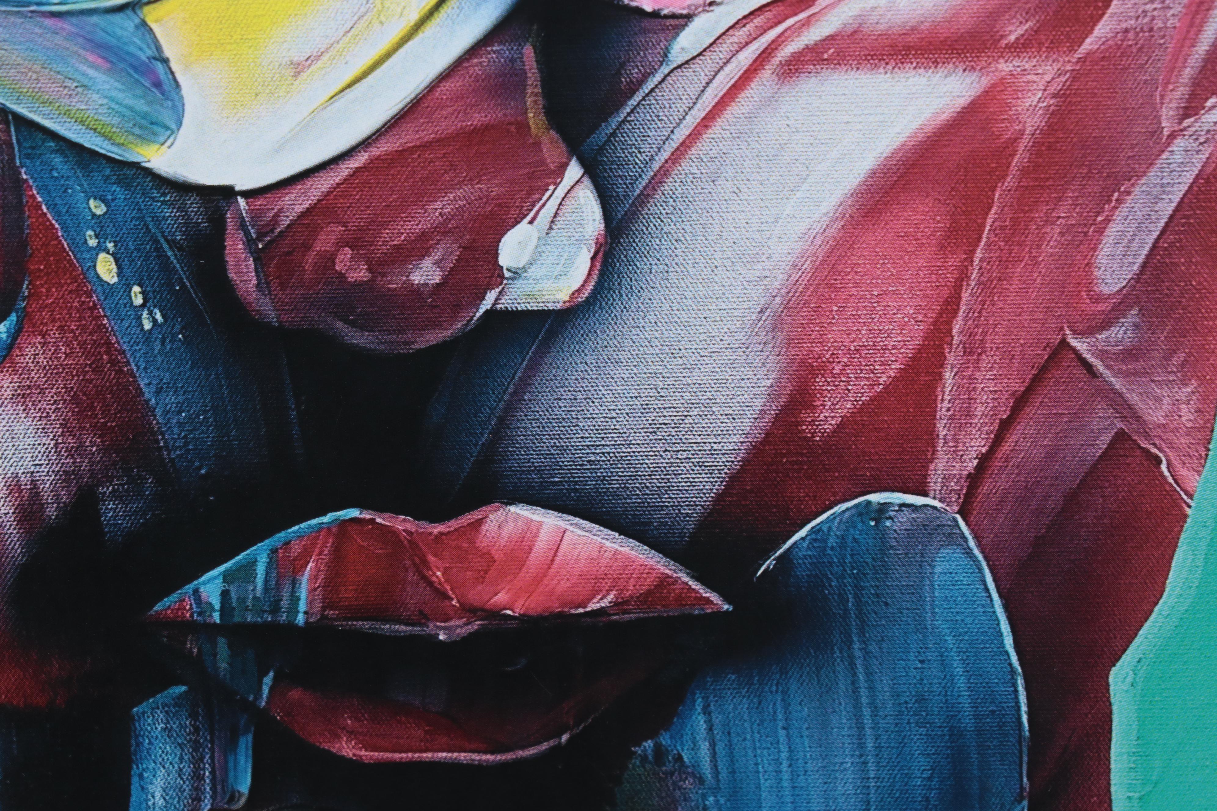 Abiola Idowu Giclée of Abstract Portrait "Risen," 2023