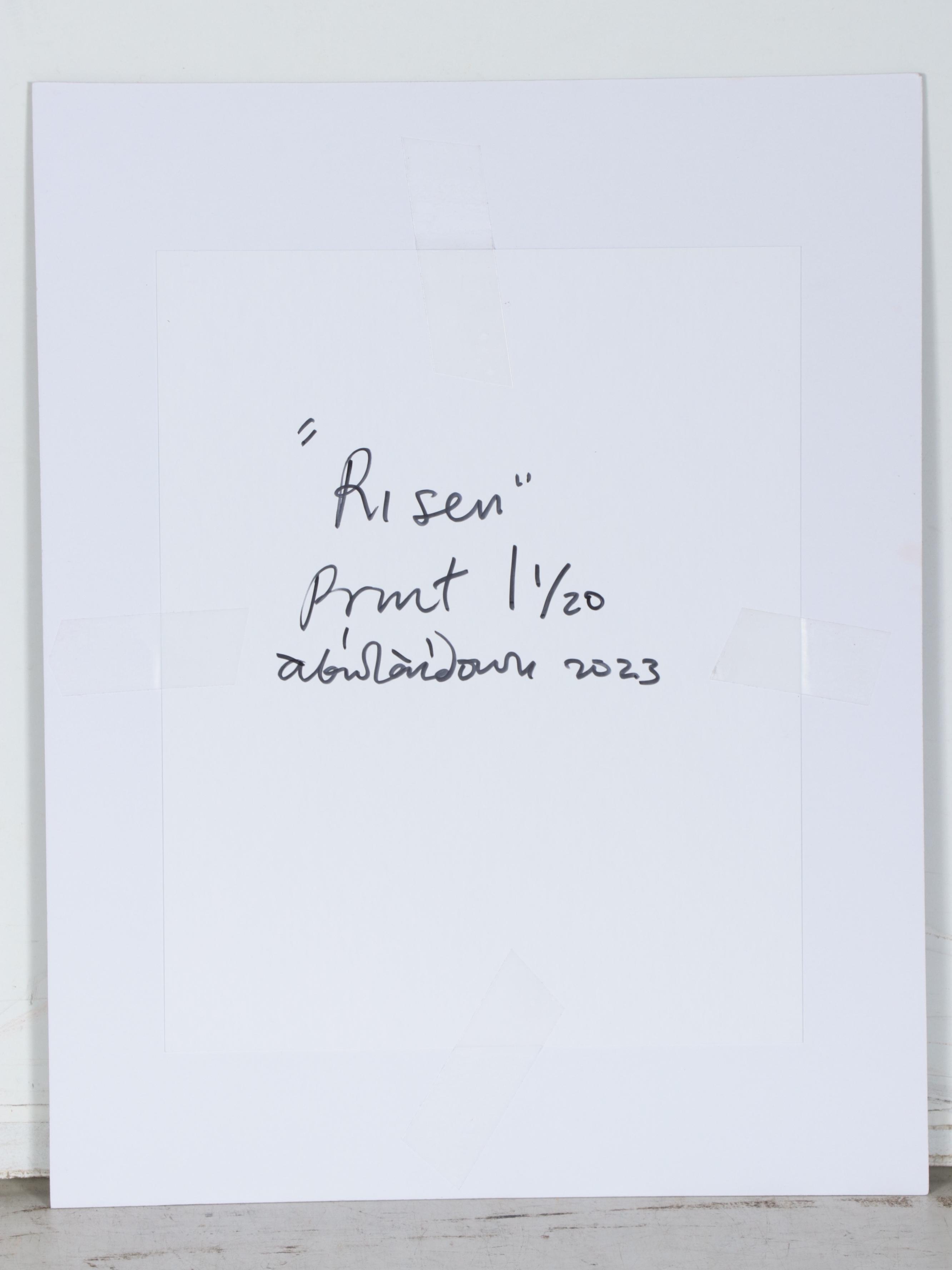 Abiola Idowu Giclée of Abstract Portrait "Risen," 2023