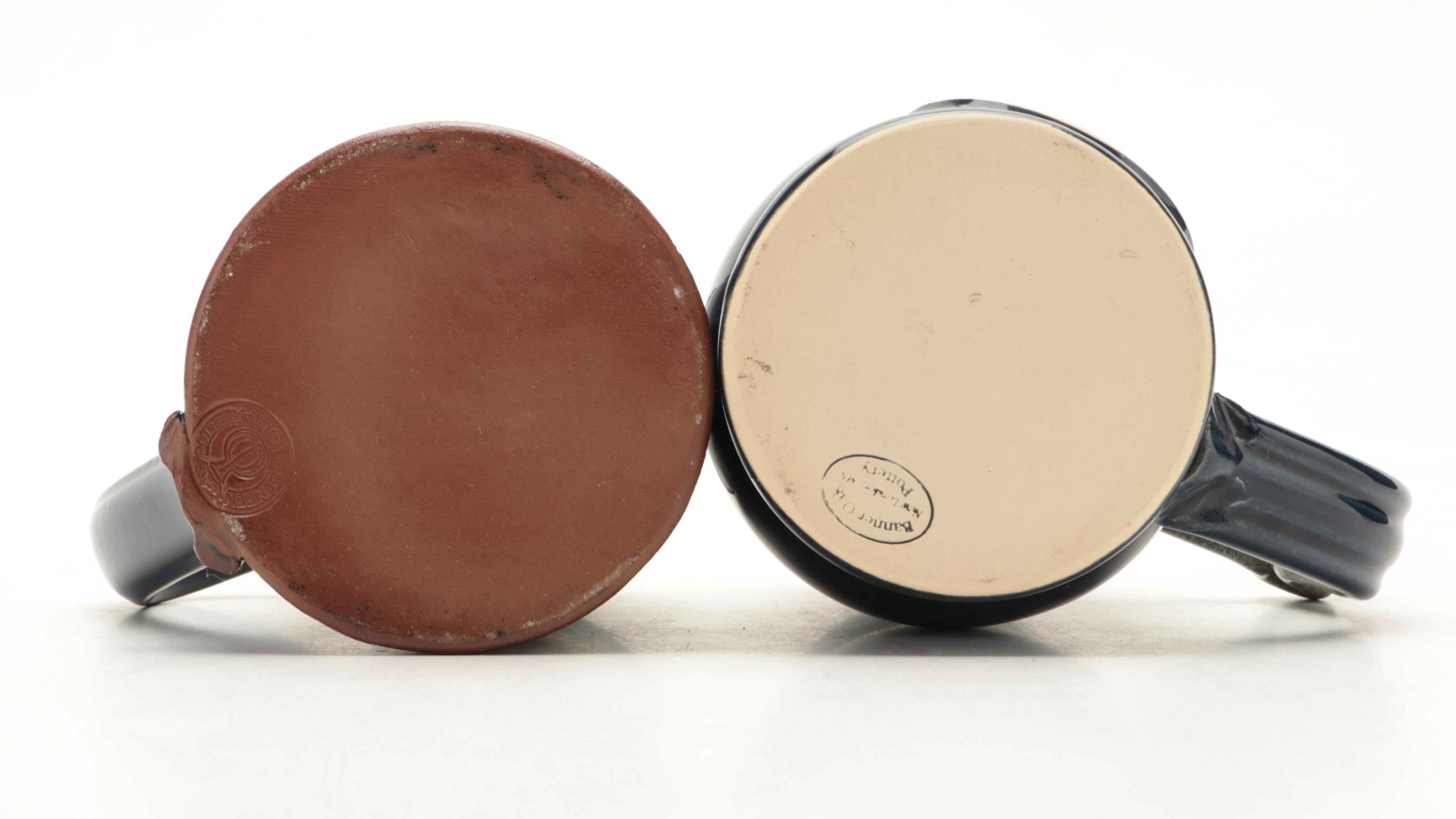 David Plute and Other Renaissance Festival Stoneware Souvenir Mugs