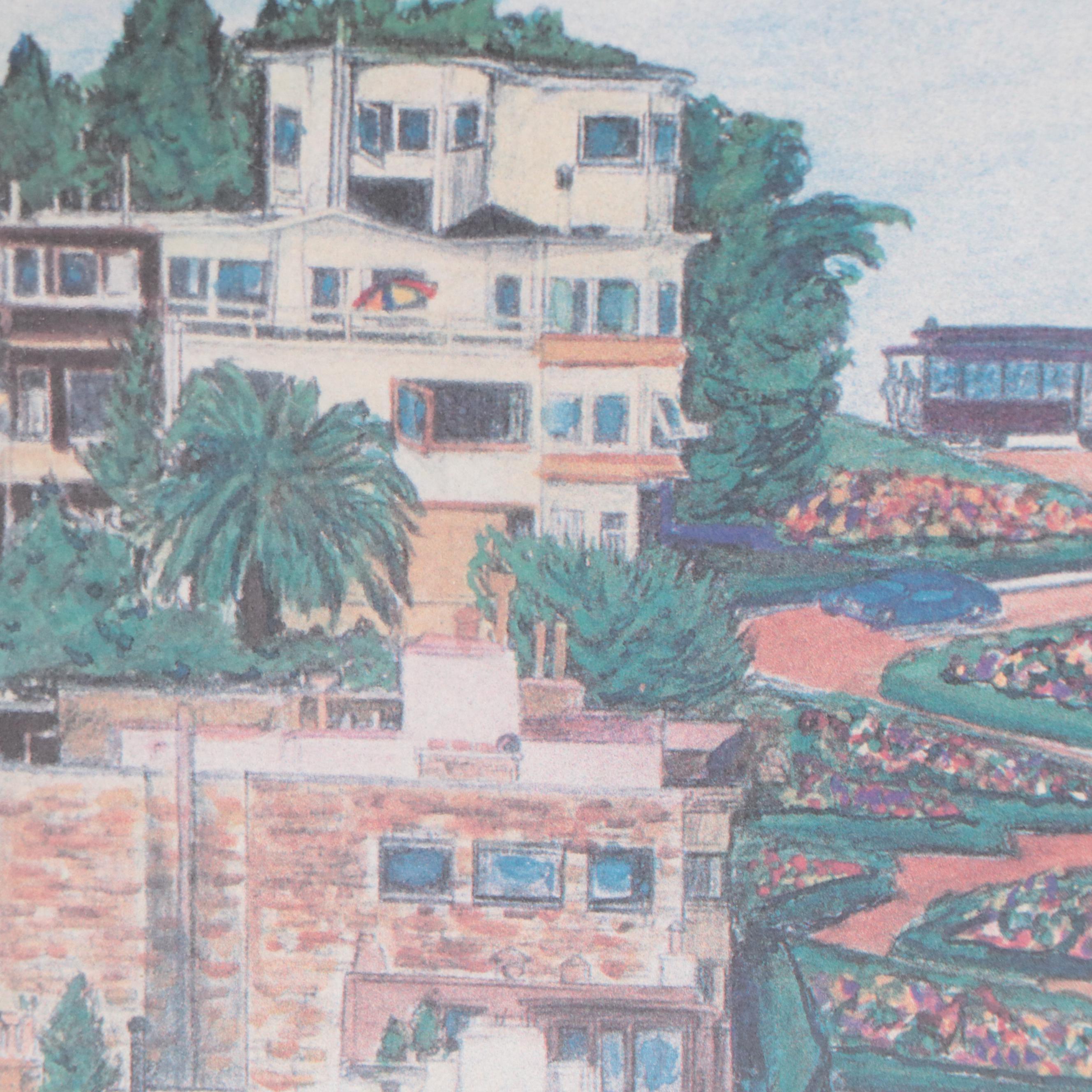 Offset Lithograph After C.F. Stanbrough of San Francisco, Late 20th Century