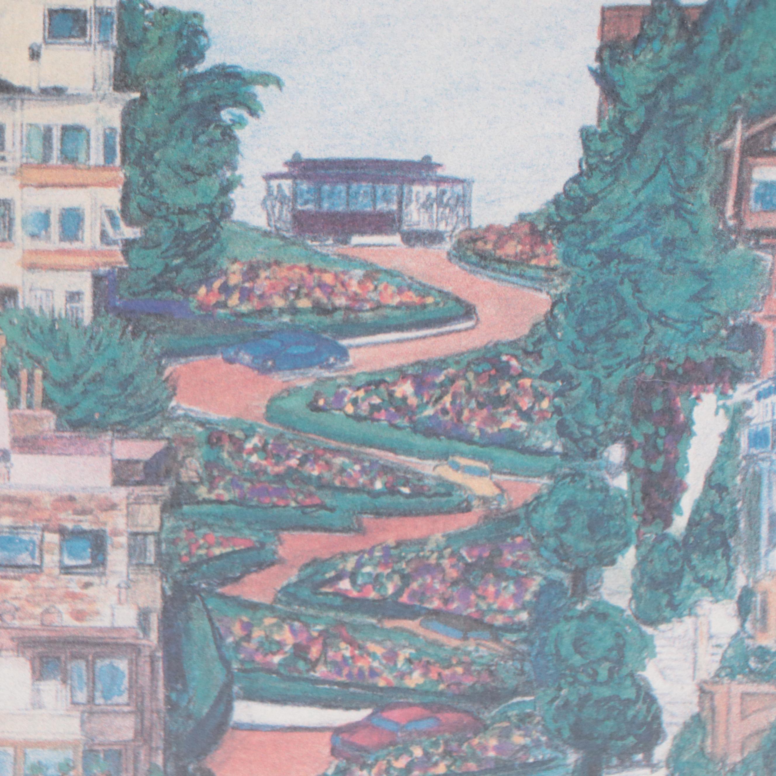 Offset Lithograph After C.F. Stanbrough of San Francisco, Late 20th Century