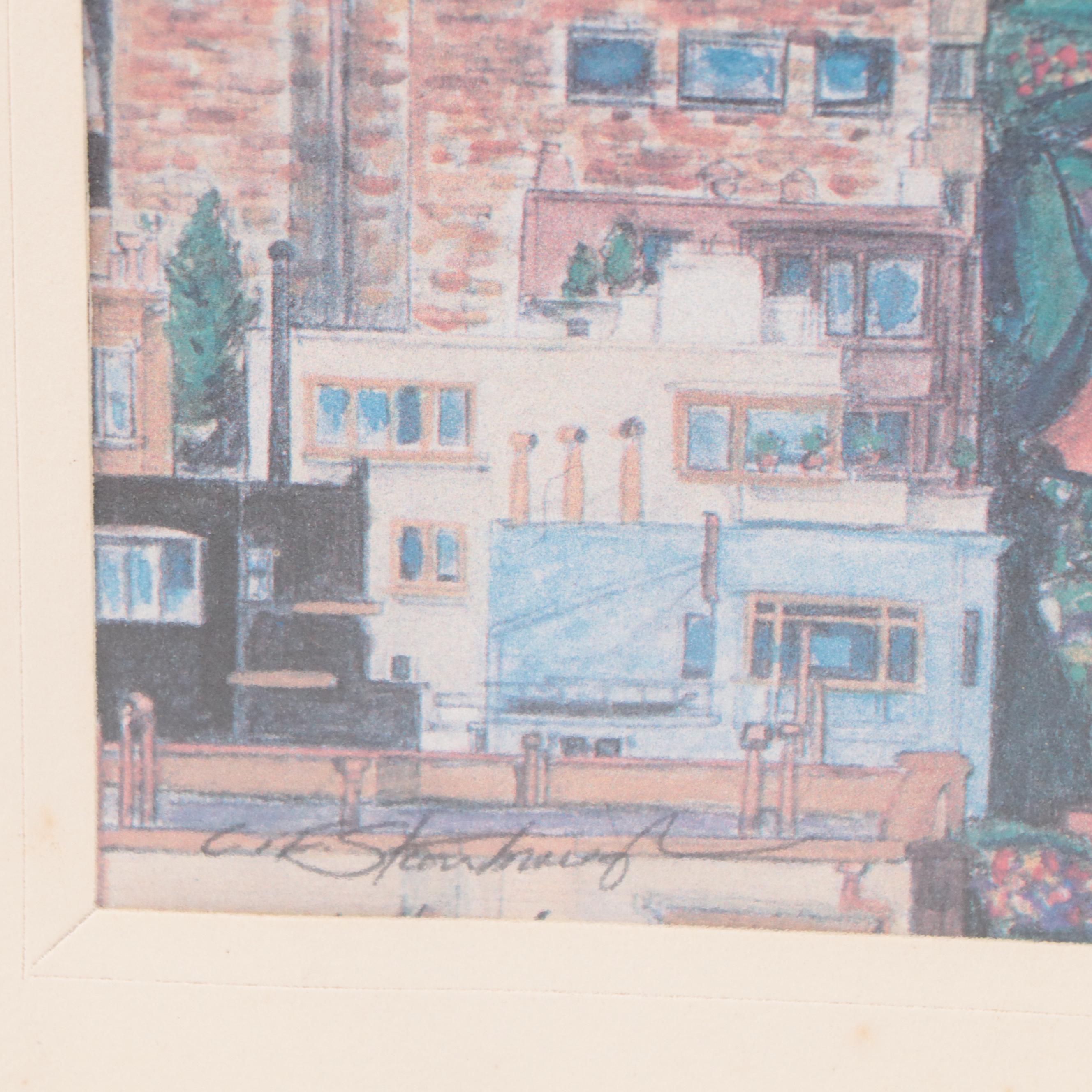 Offset Lithograph After C.F. Stanbrough of San Francisco, Late 20th Century