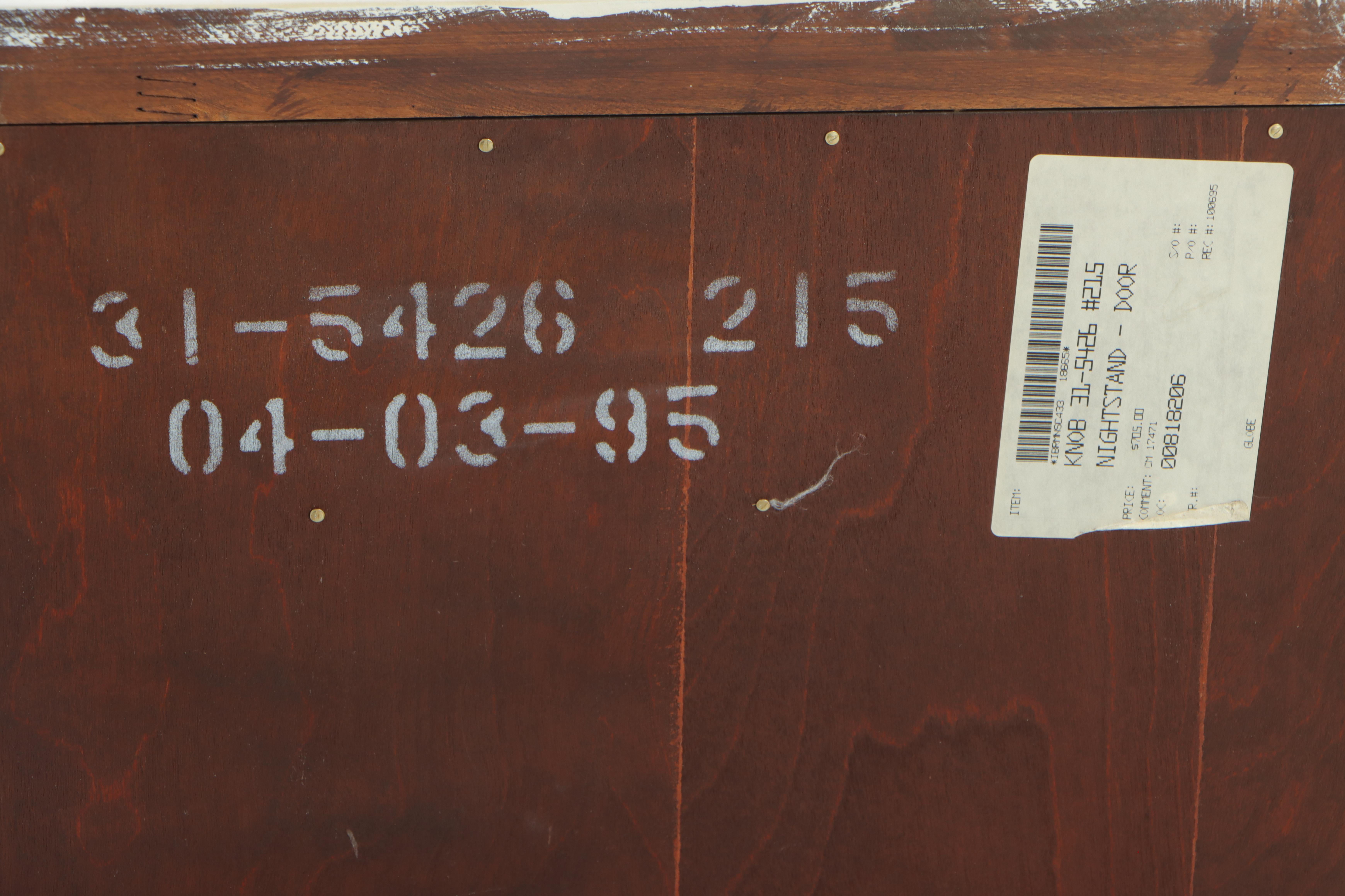 Pair of Knob Creek White-Painted Nightstands, Late 20th Century