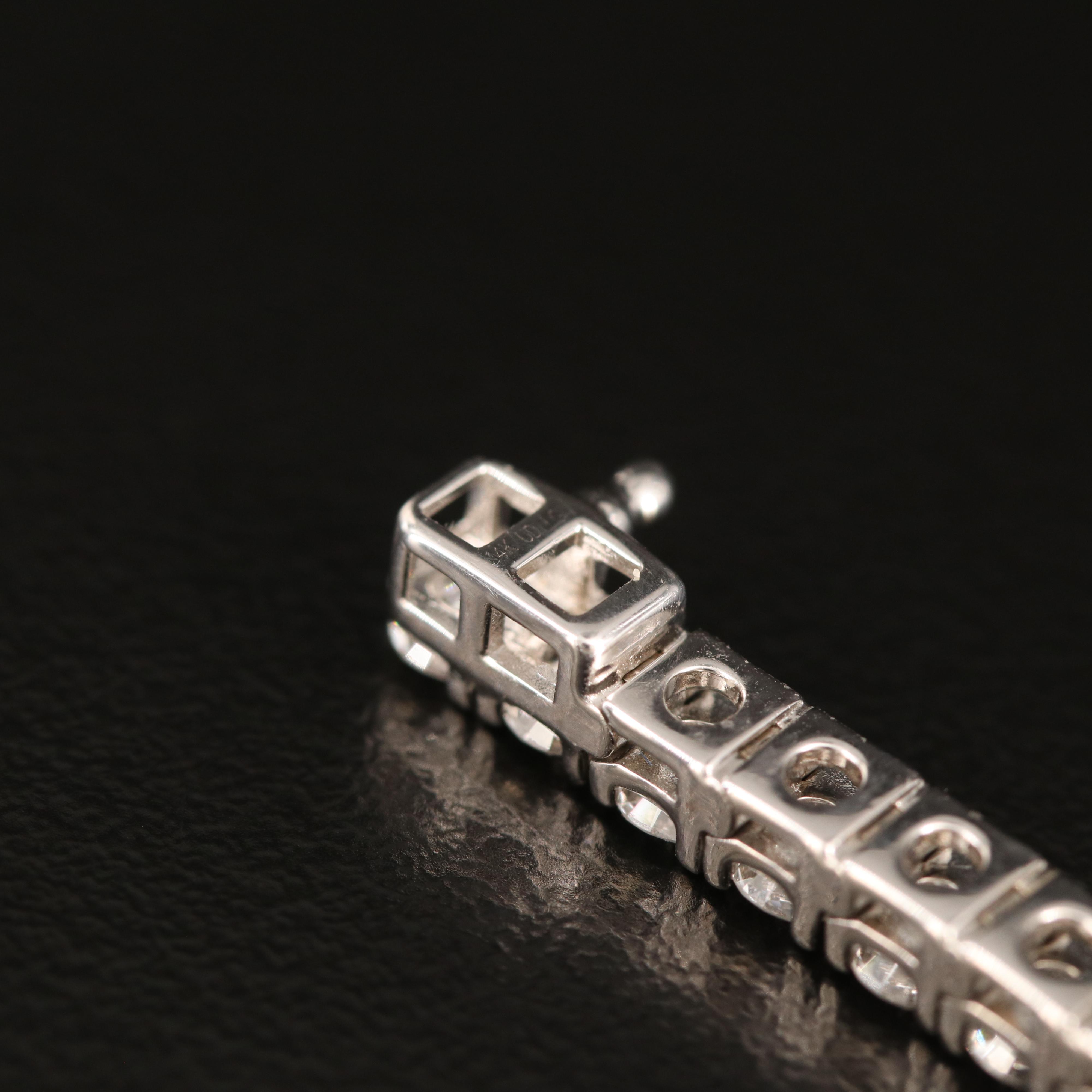 14K 6.94 CTW Lab Grown Diamond Line Bracelet