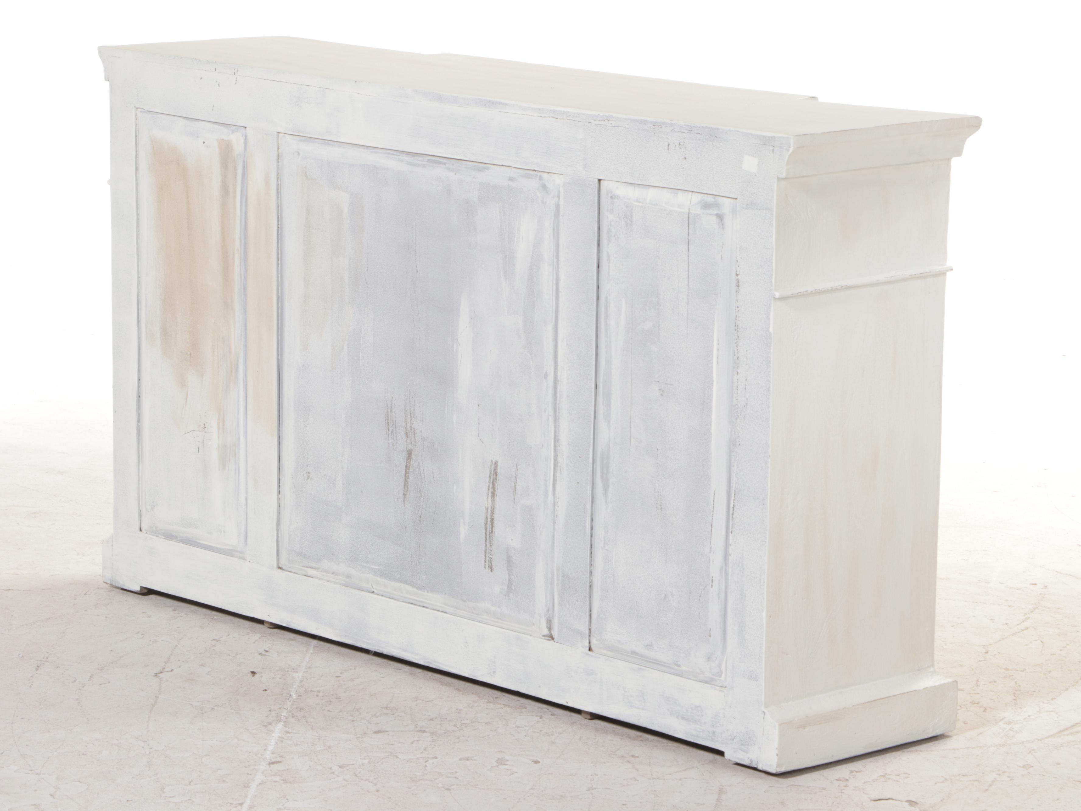 Federal Style White-Painted Breakfront Sideboard