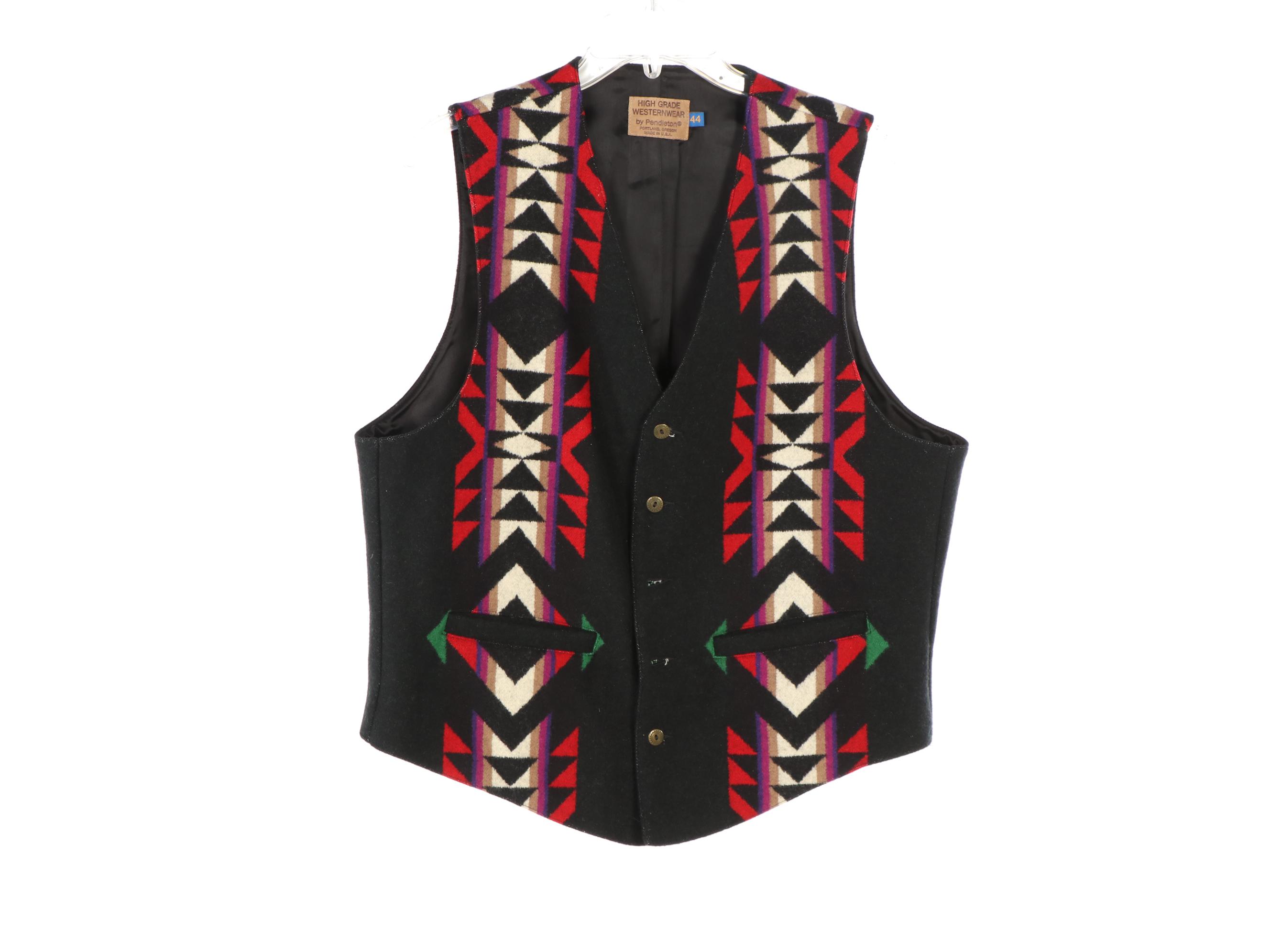 Men's Pendleton Tartan Plaid, Tweed and Blanket Vests