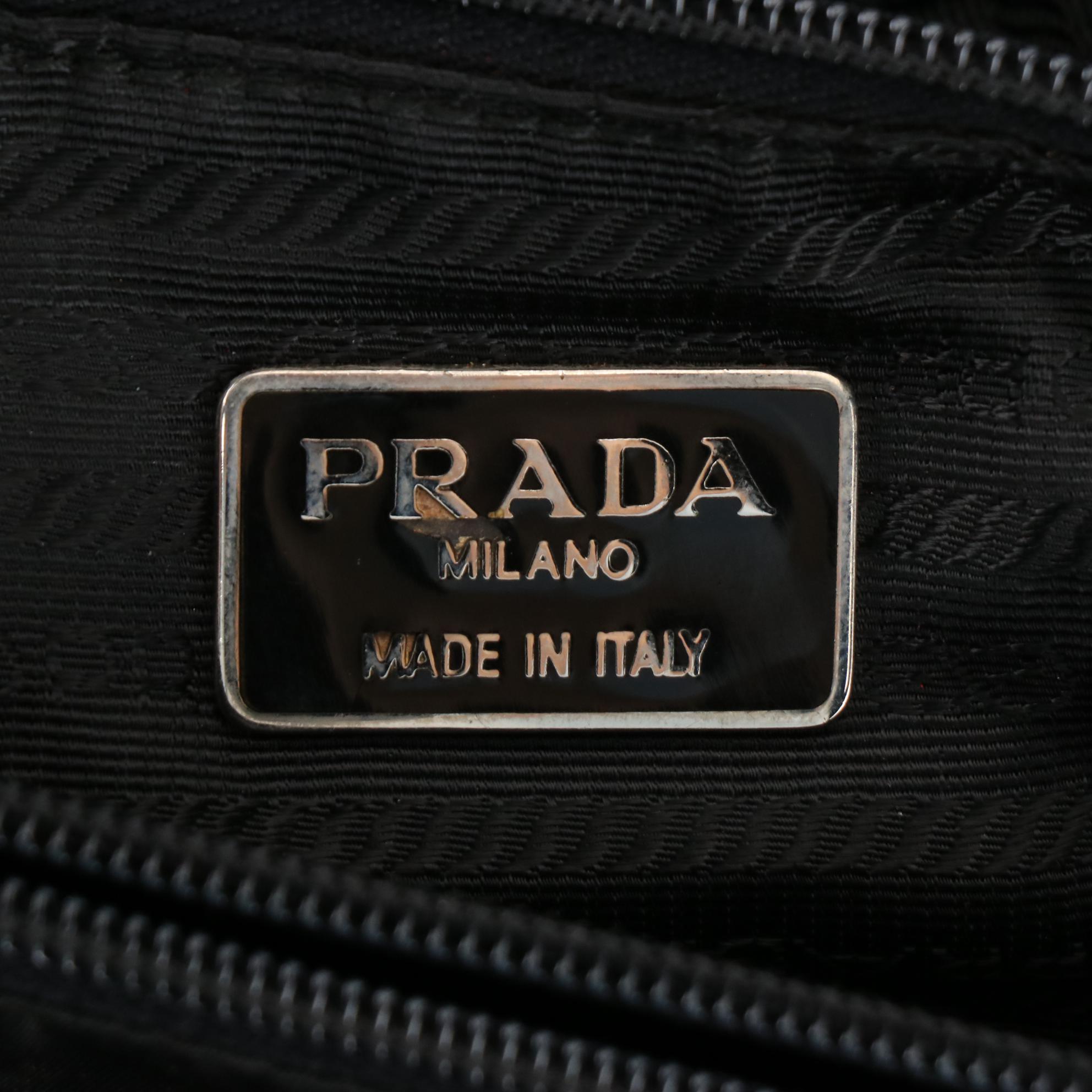 Prada Handbag in Black Tessuto Nylon