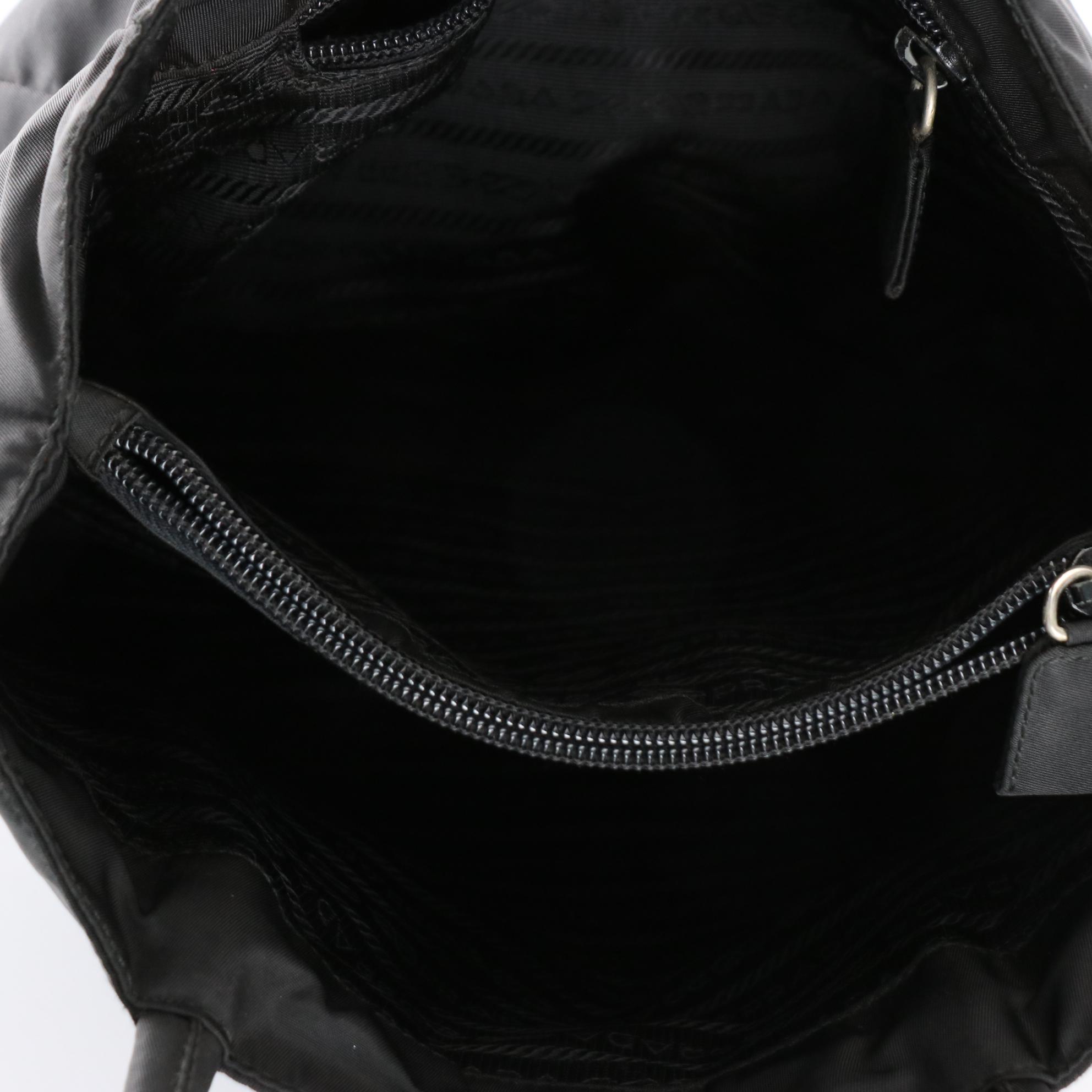 Prada Handbag in Black Tessuto Nylon