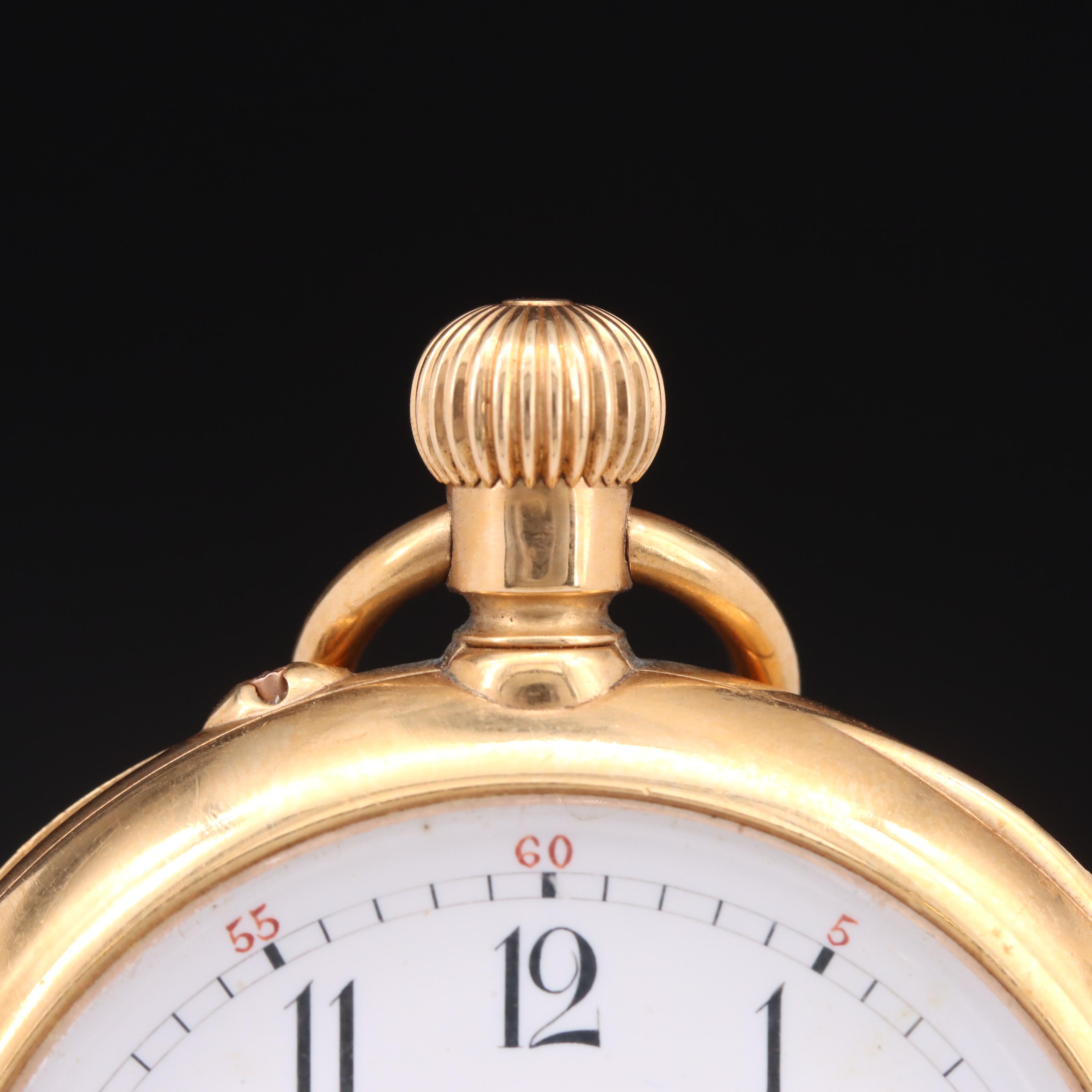 18K Golay Fils & Stahl Swiss Pocket Watch