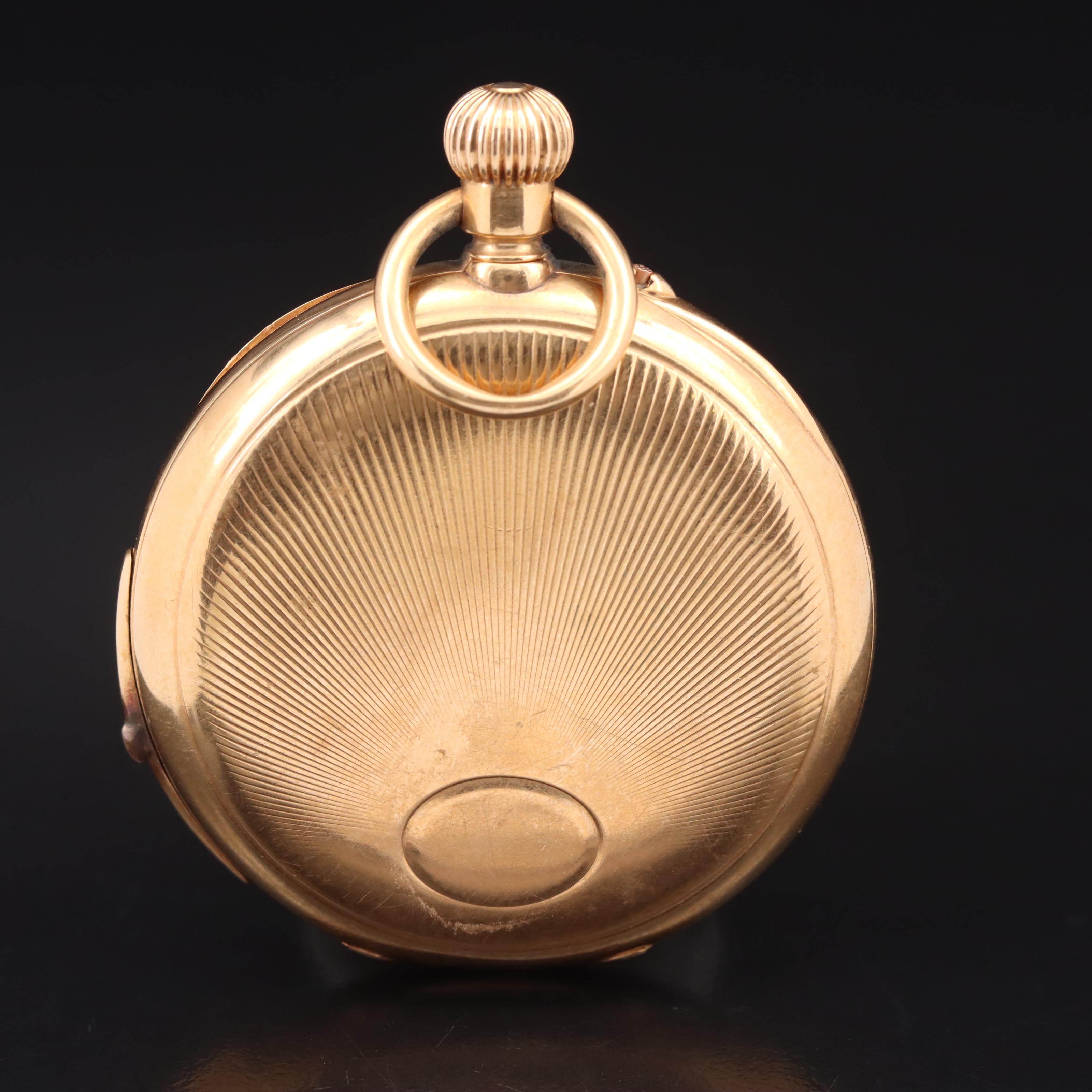 18K Golay Fils & Stahl Swiss Pocket Watch