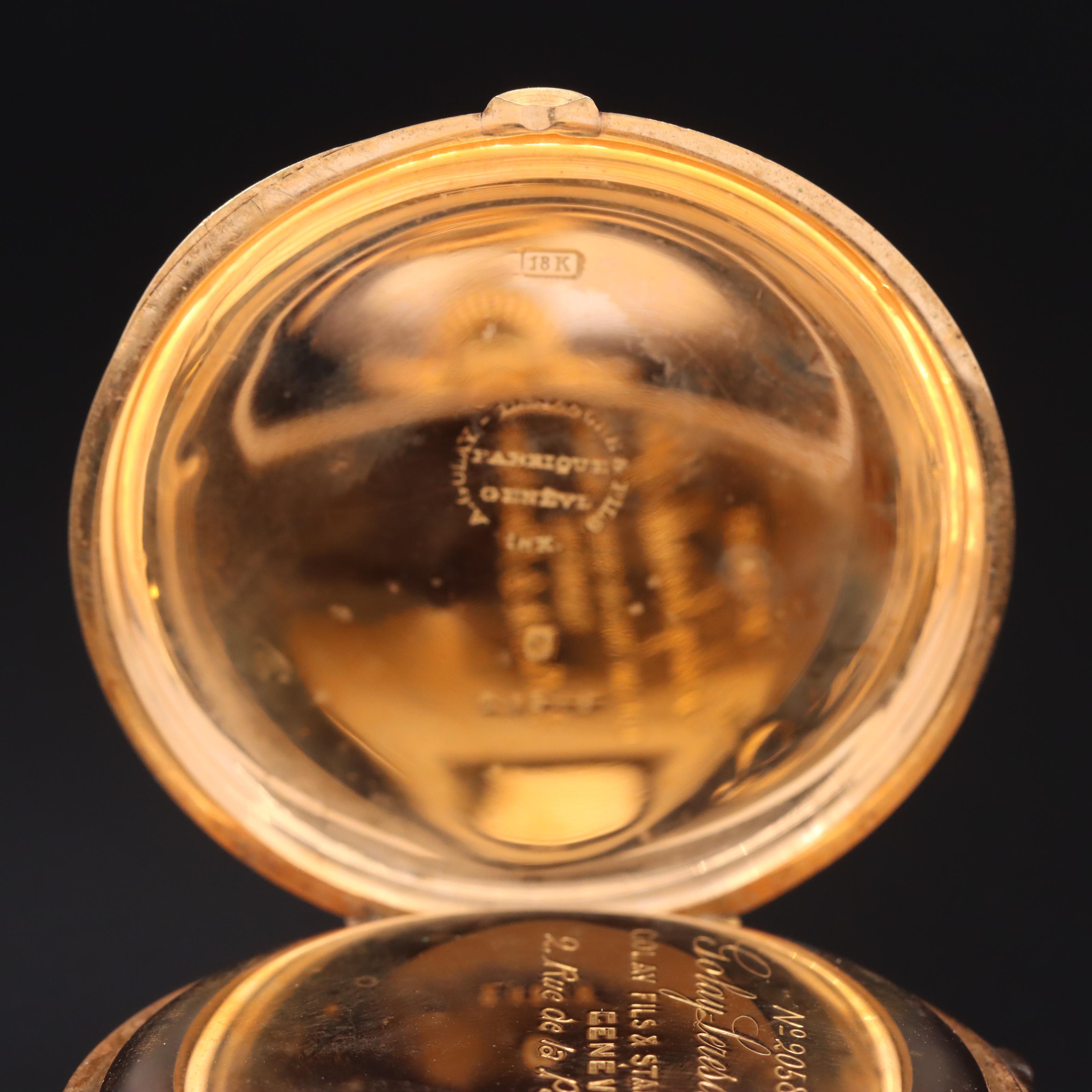 18K Golay Fils & Stahl Swiss Pocket Watch