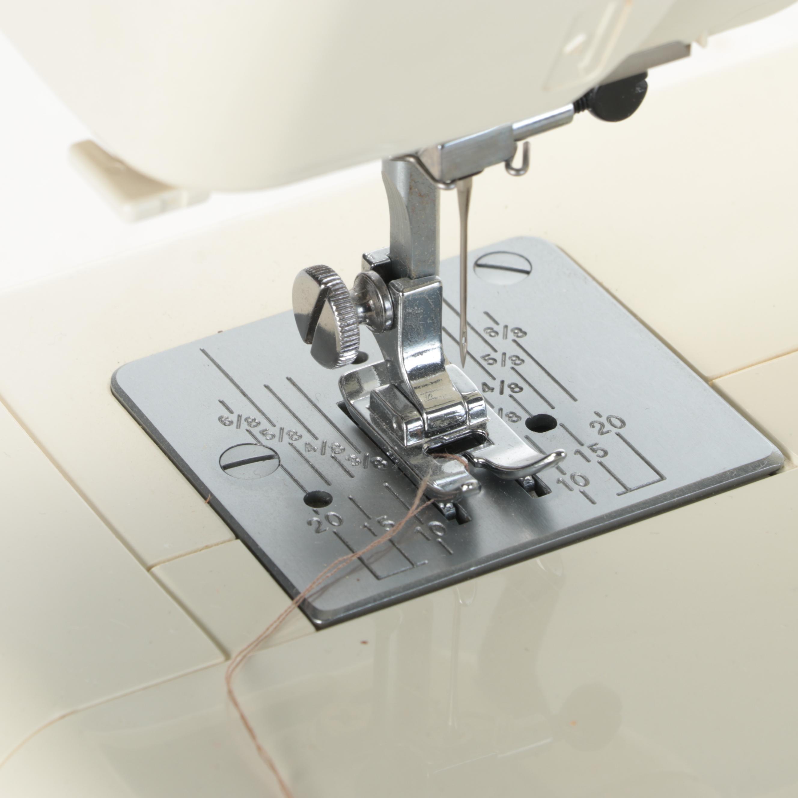 Kenmore Model 385 Electronic Sewing Machine with Thread, Needles and Accessories