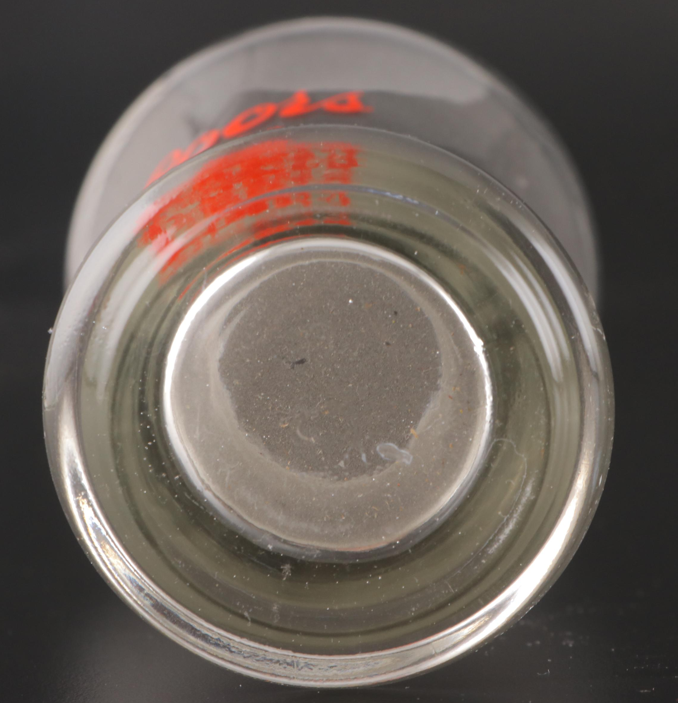 Coors Banquet Pressed Glass Beer Pitcher and Glasses, Mid to Late 20th Century