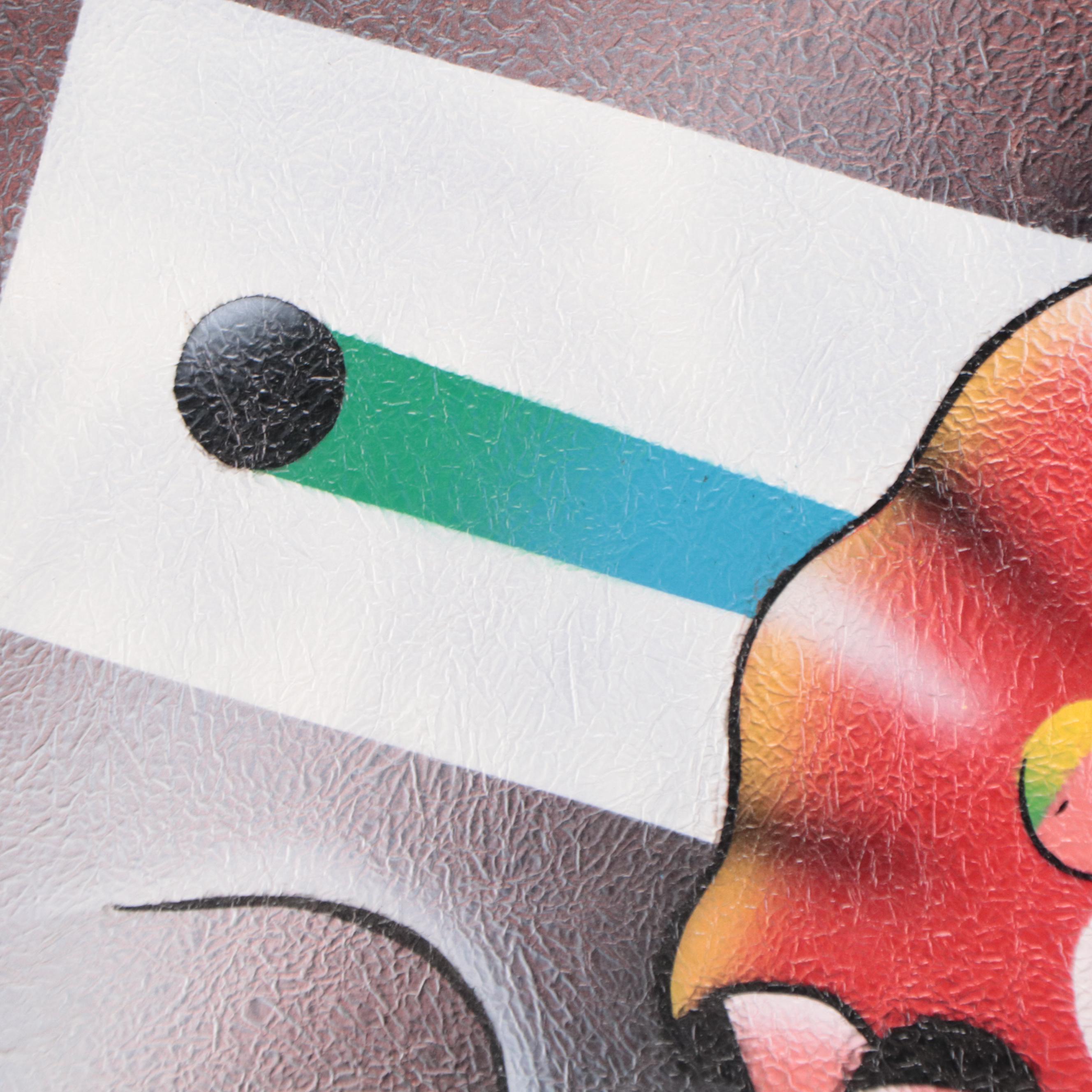 J. Kendall Abstract Airbrush Painting of Musicians