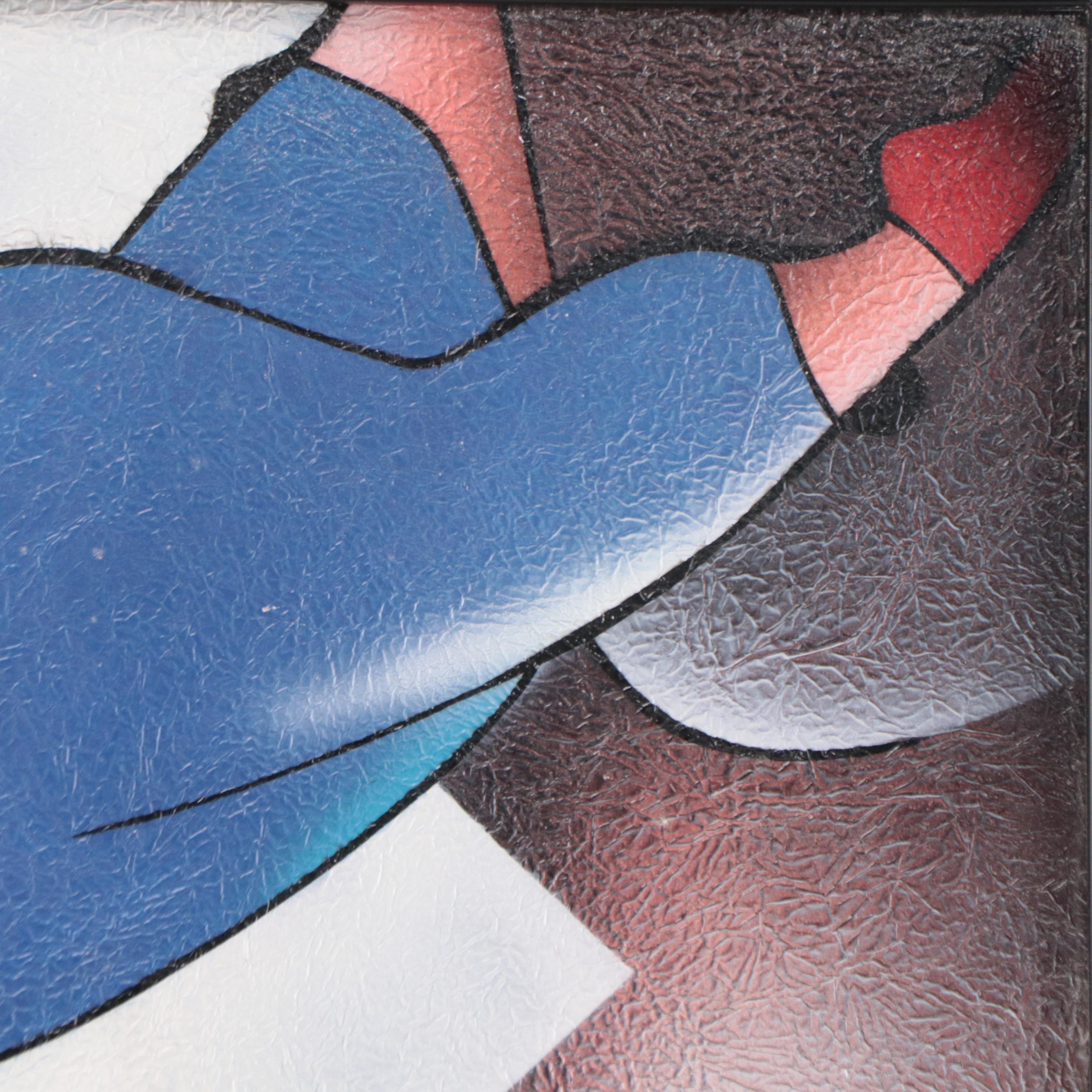 J. Kendall Abstract Airbrush Painting of Musicians