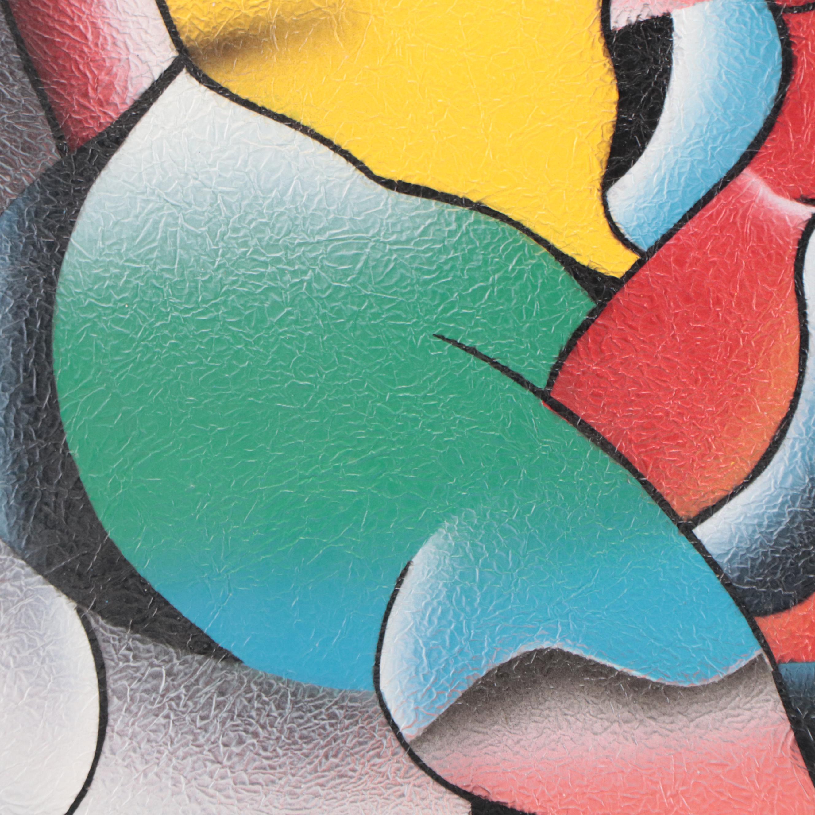 J. Kendall Abstract Airbrush Painting of Musicians