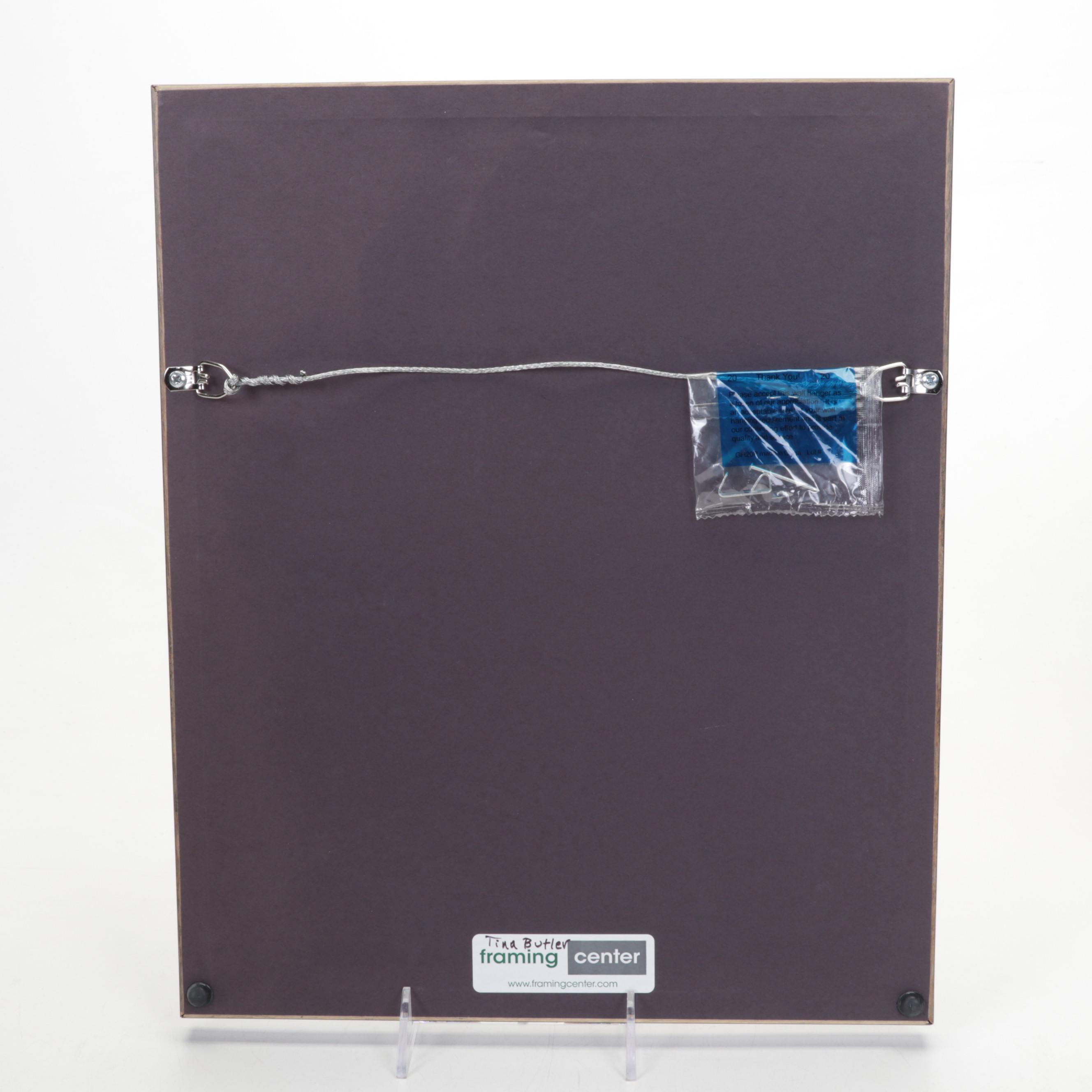 Victorian Oak Clock with English Aesthetic Movement Dishes and Other Décor