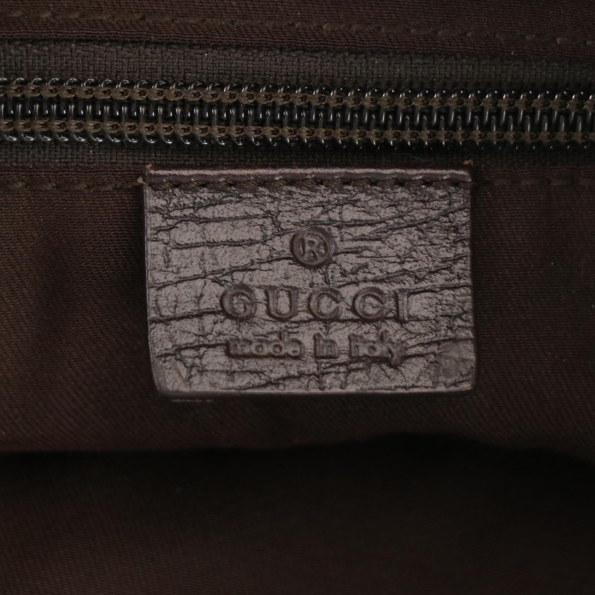 Gucci Shoulder Bag Tote in GG Supreme Canvas and Leather