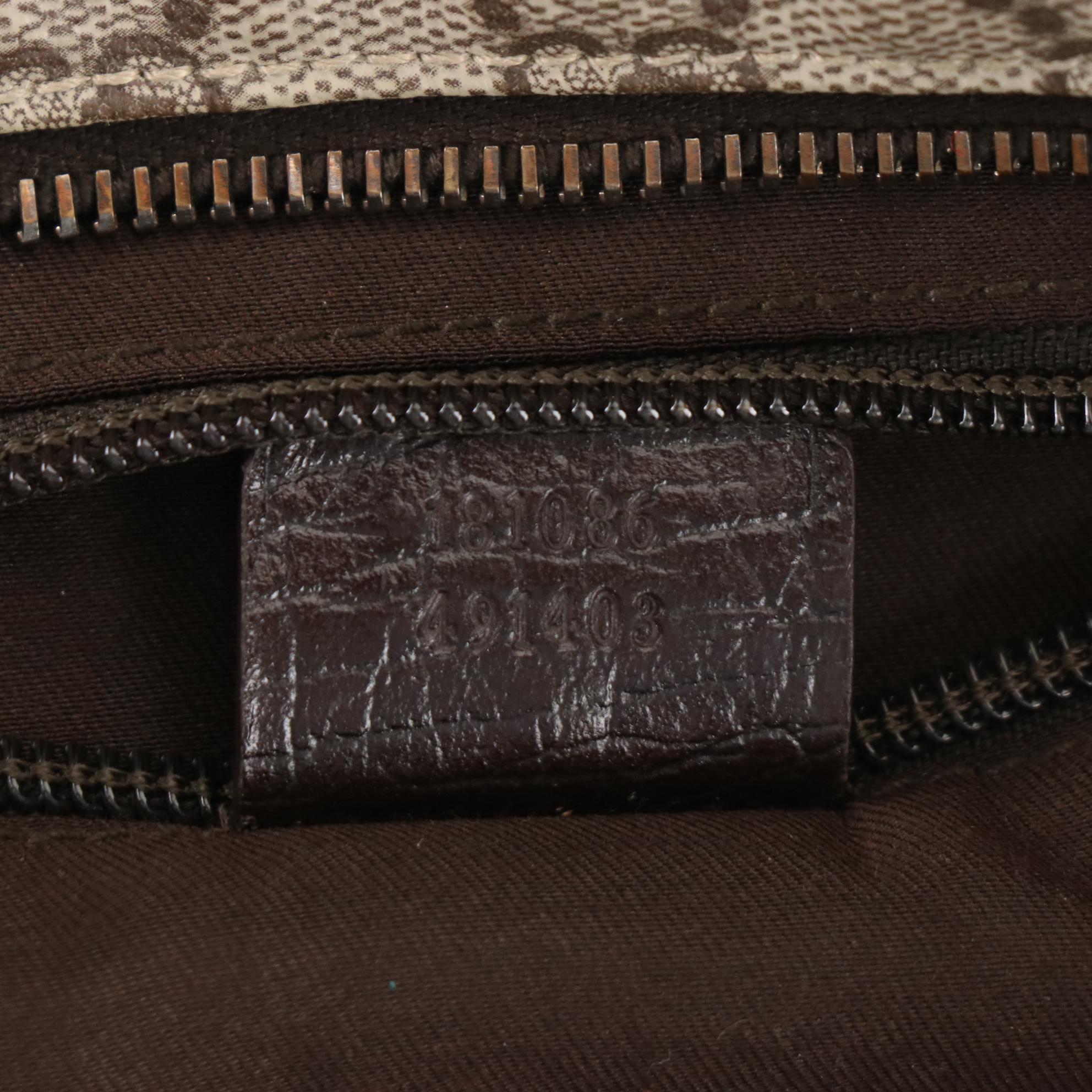 Gucci Shoulder Bag Tote in GG Supreme Canvas and Leather