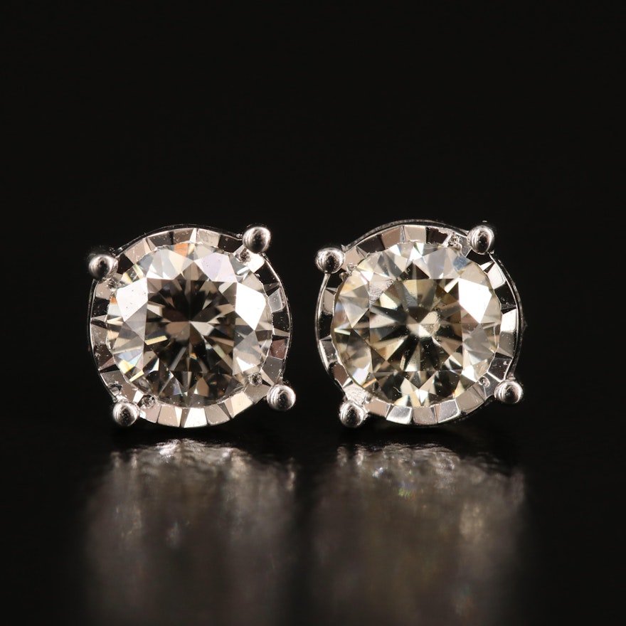 14K 0.78 CTW Lab Grown Diamond Stud Earrings