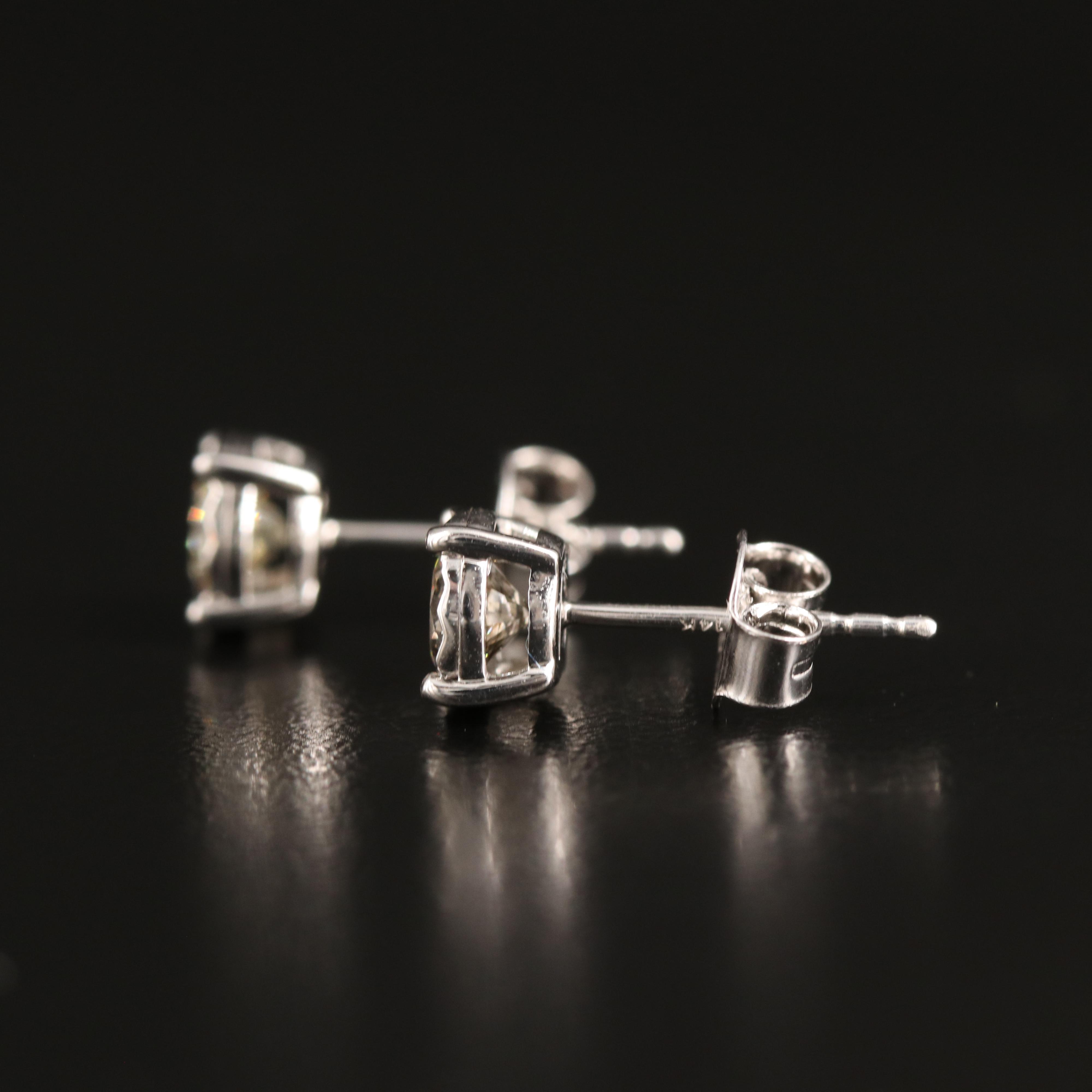 14K 0.78 CTW Lab Grown Diamond Stud Earrings