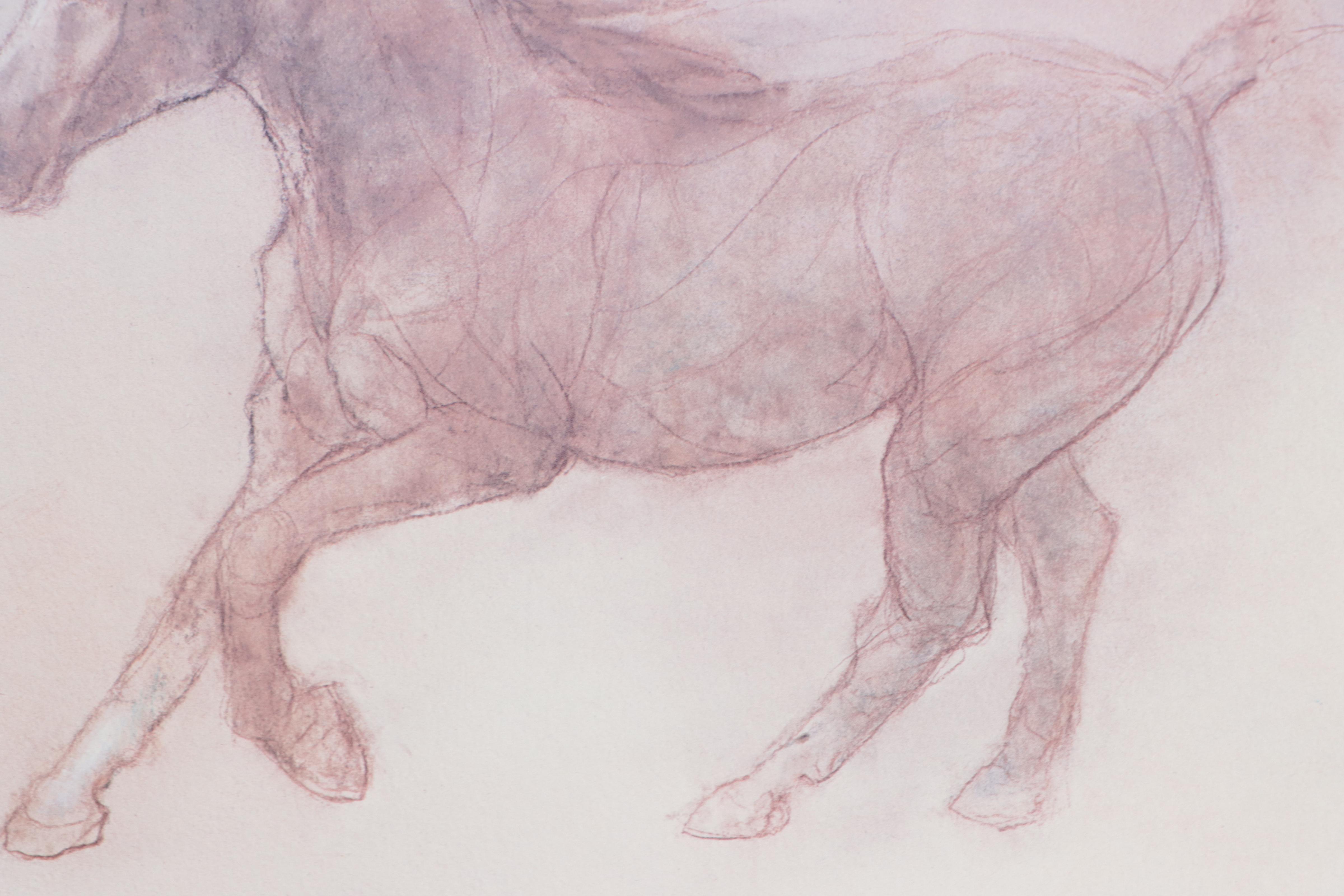 Merle Izard Offset Lithograph of Horse