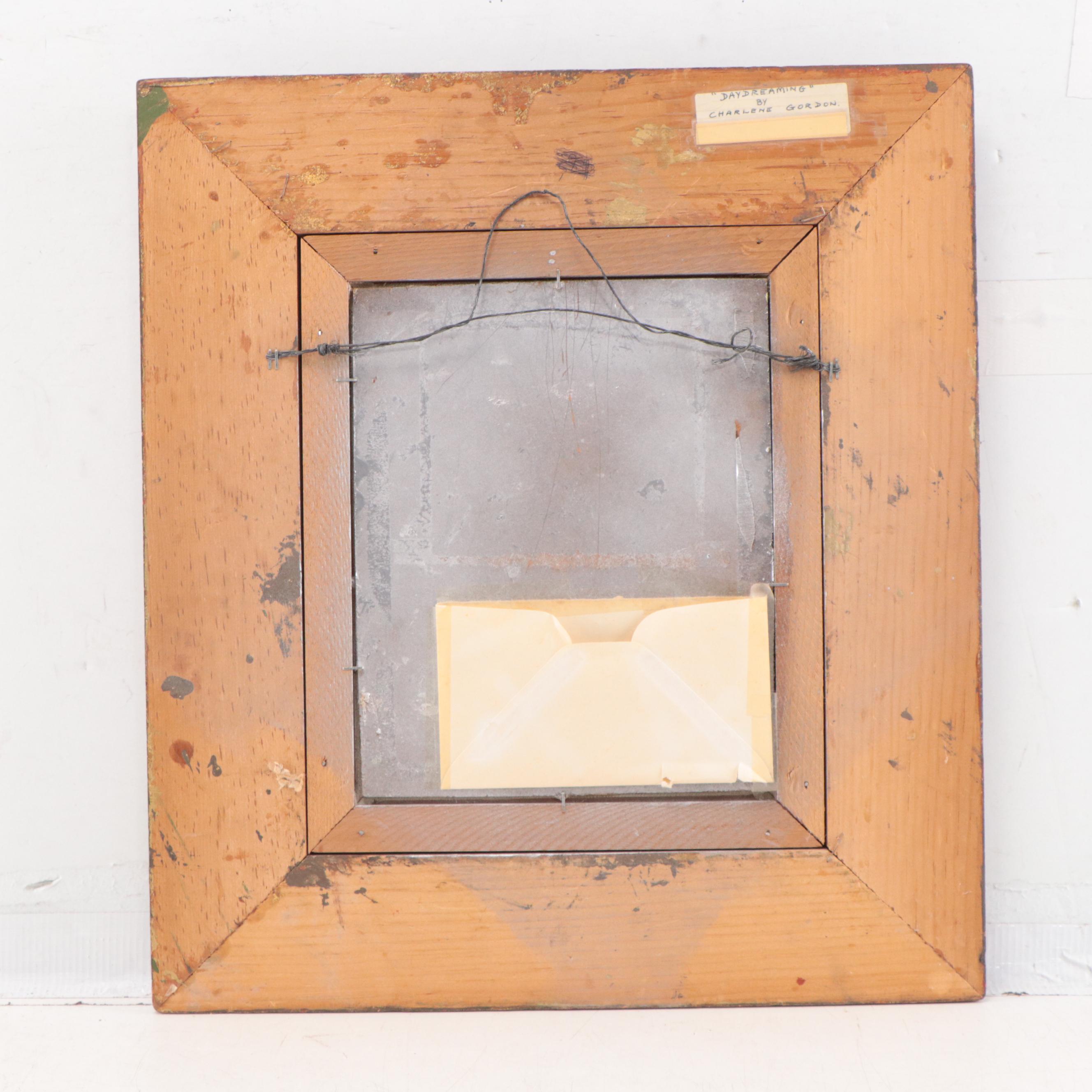 Charlene Stiglitz Gordon Figural Oil Painting "Daydreaming"