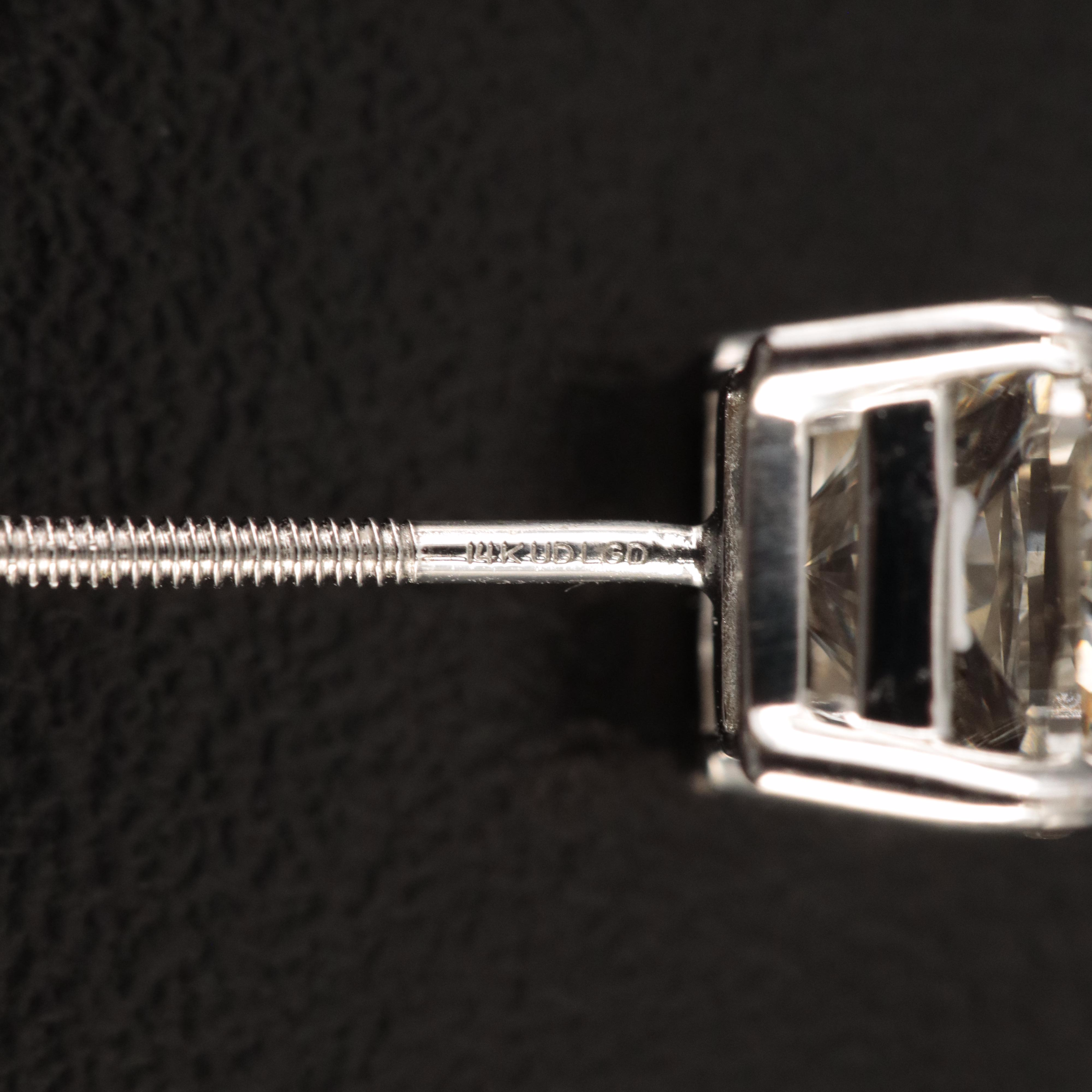 14K 4.61 CTW Lab Grown Diamond Stud Earrings