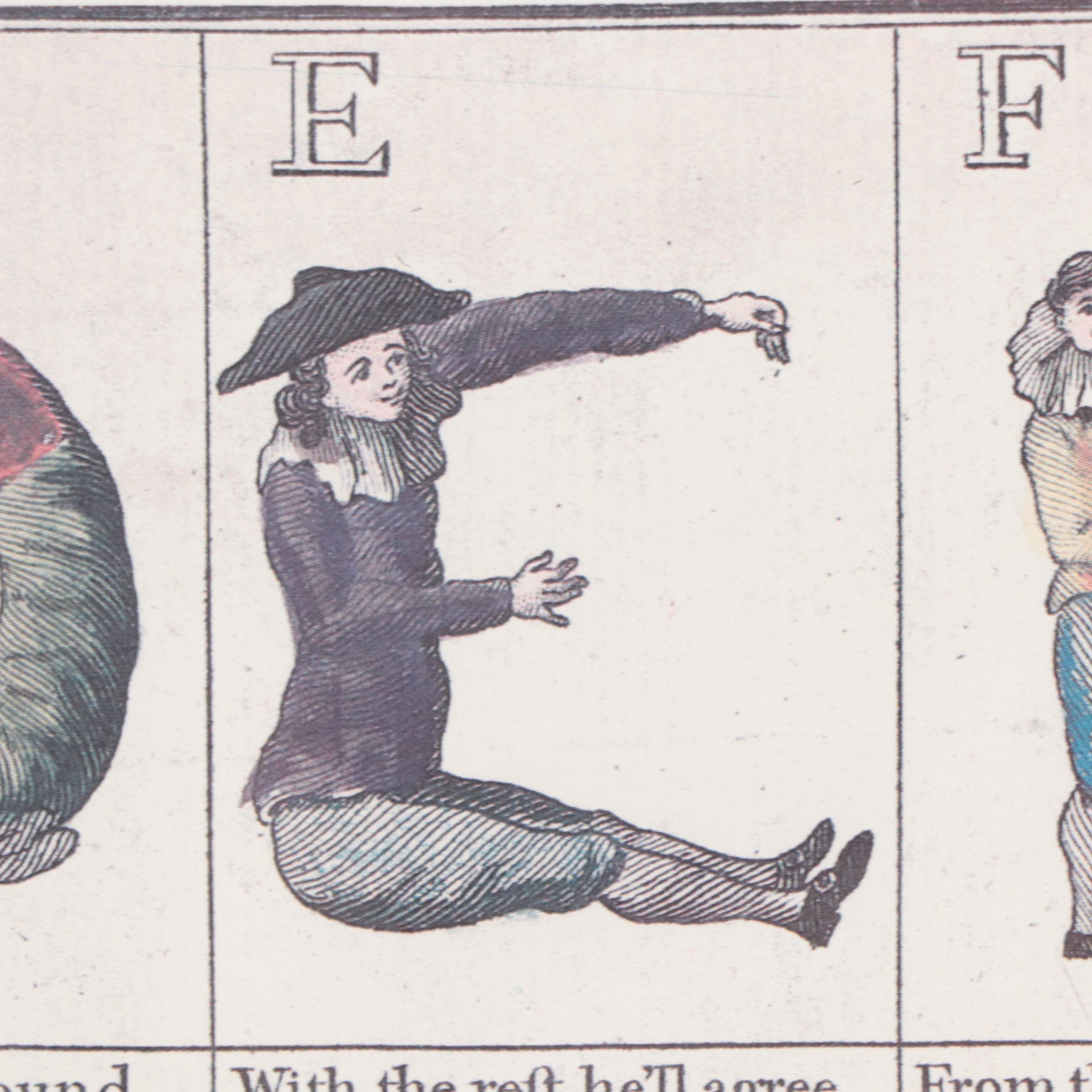 Offset Lithograph After Carington Bowles "The Comical Hotch-Potch"