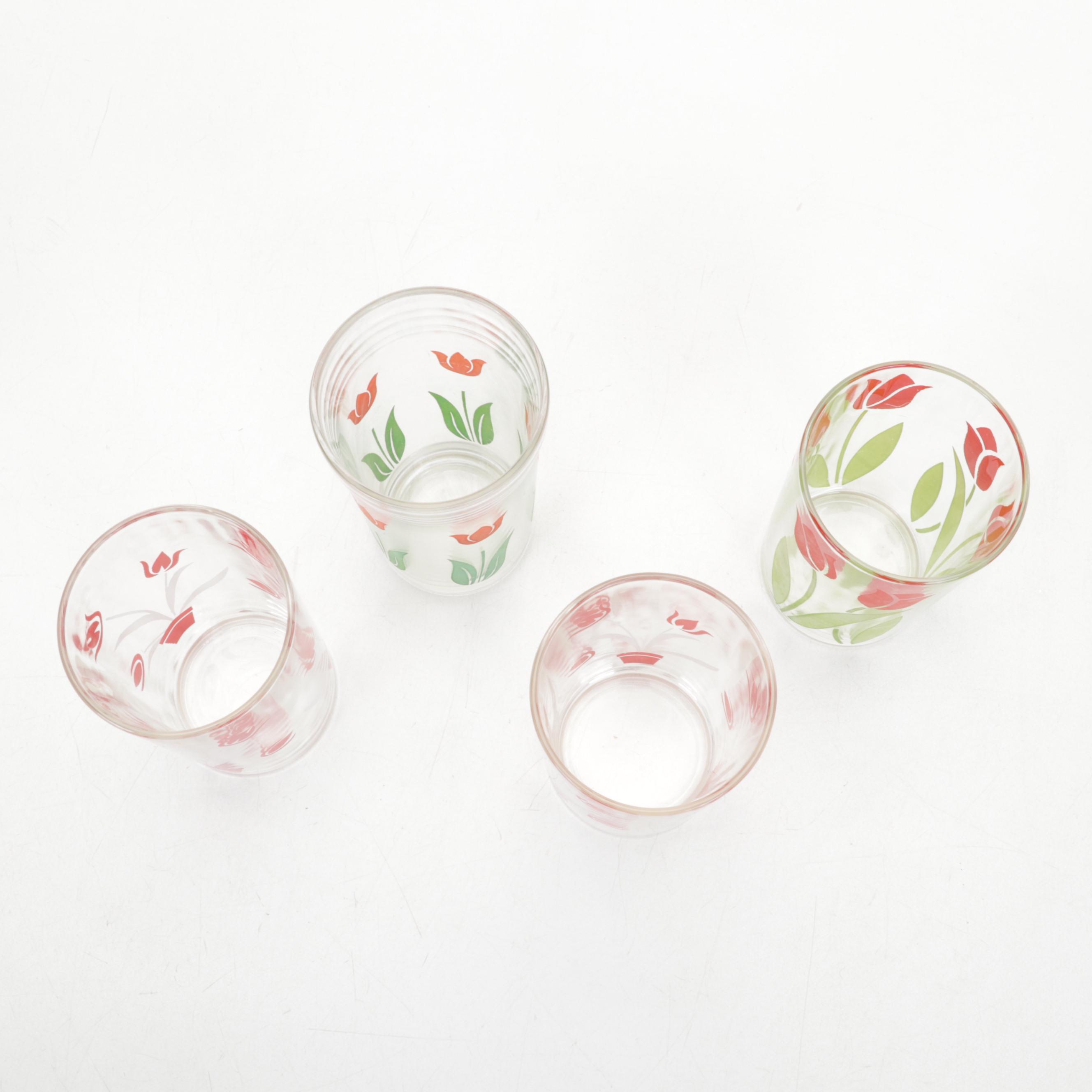 Fenton Hobnail Milk Glass Banana Bowl with Tin Litho Tobacco Box and Other Décor