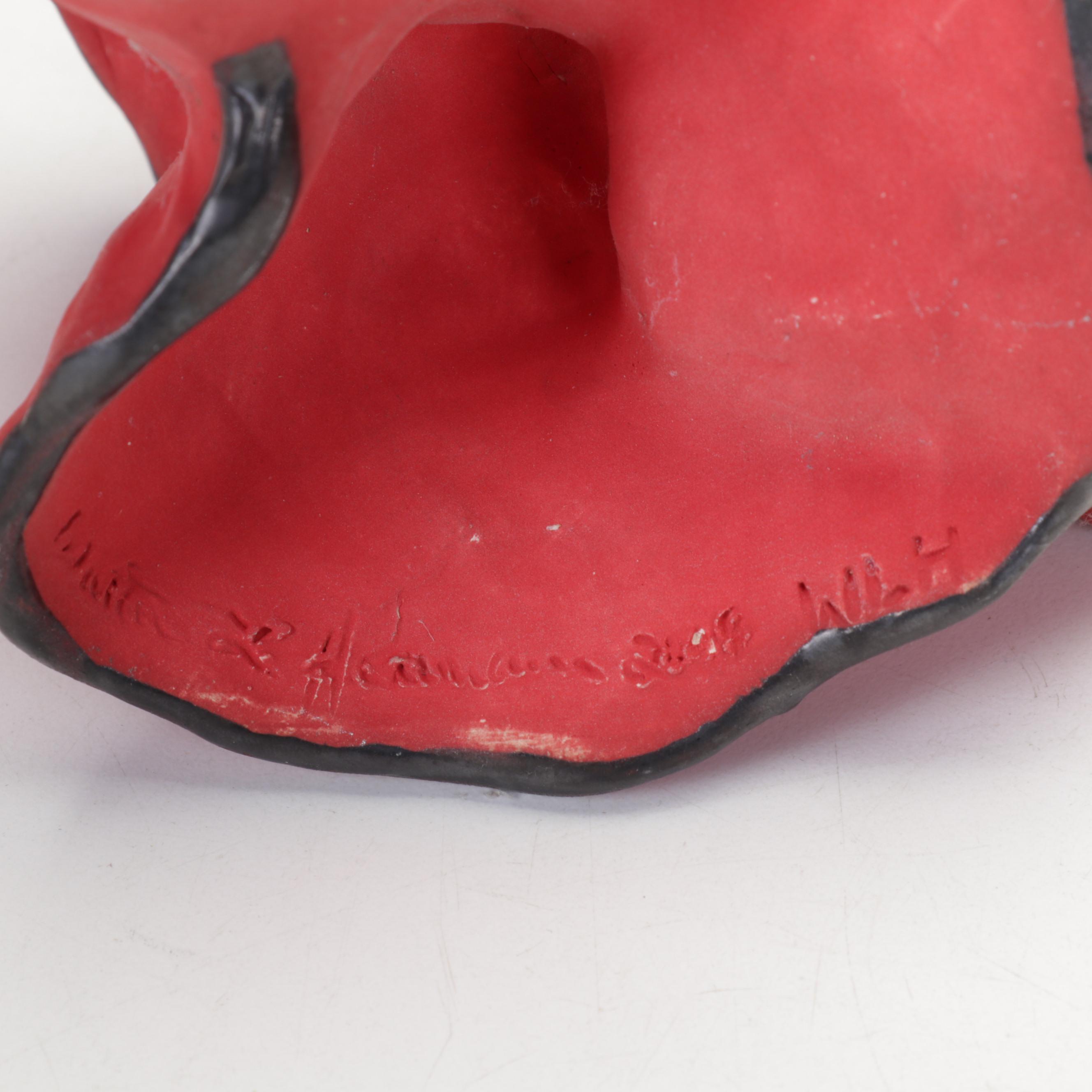 Walter L. Herrmann "Corals" Painted Ceramic and Bronze Sculptures, 2008