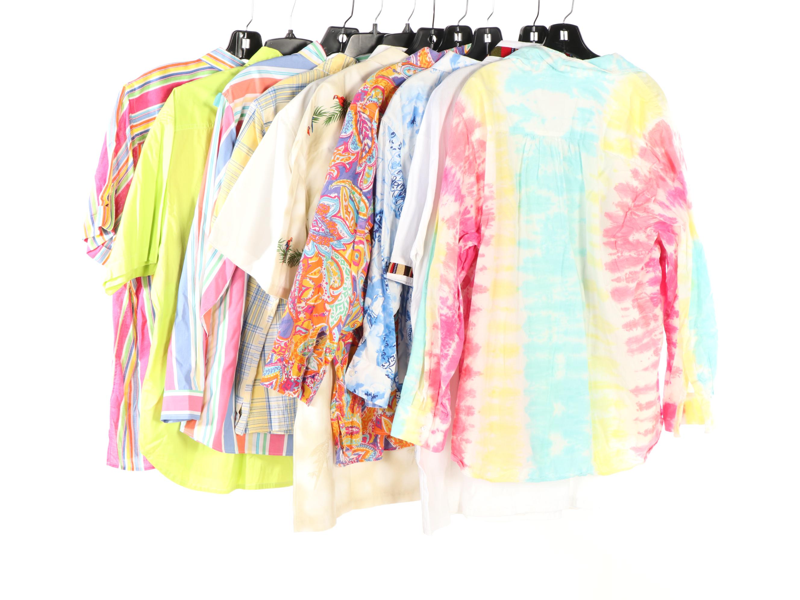 Lands End', Chaps, Lauren Ralph Lauren, and More Button-Up Shirts