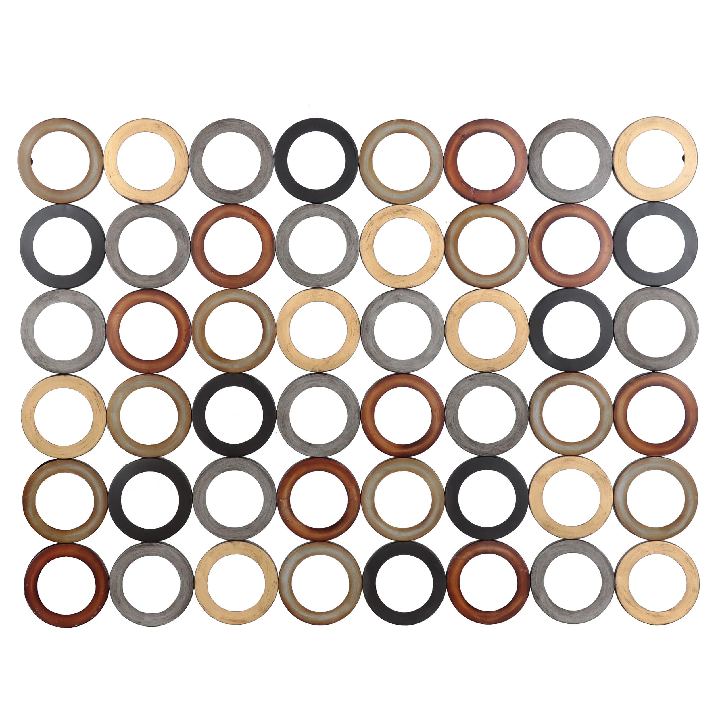 Abstract Geometric Metal Wall Sculpture