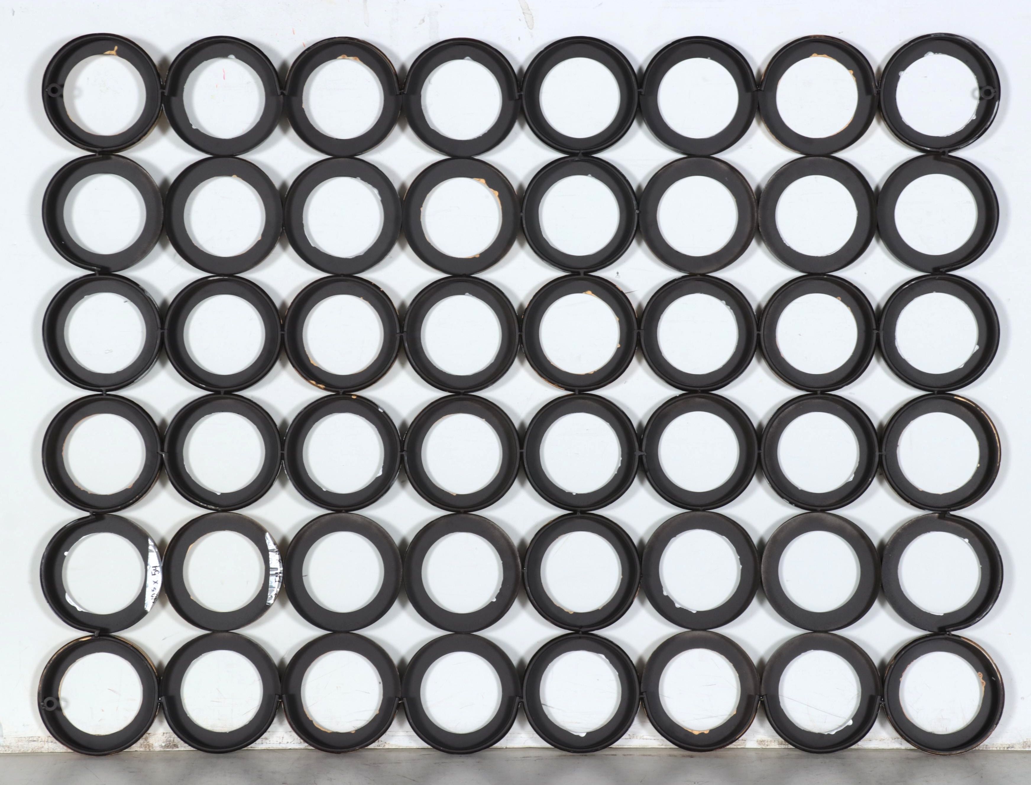 Abstract Geometric Metal Wall Sculpture